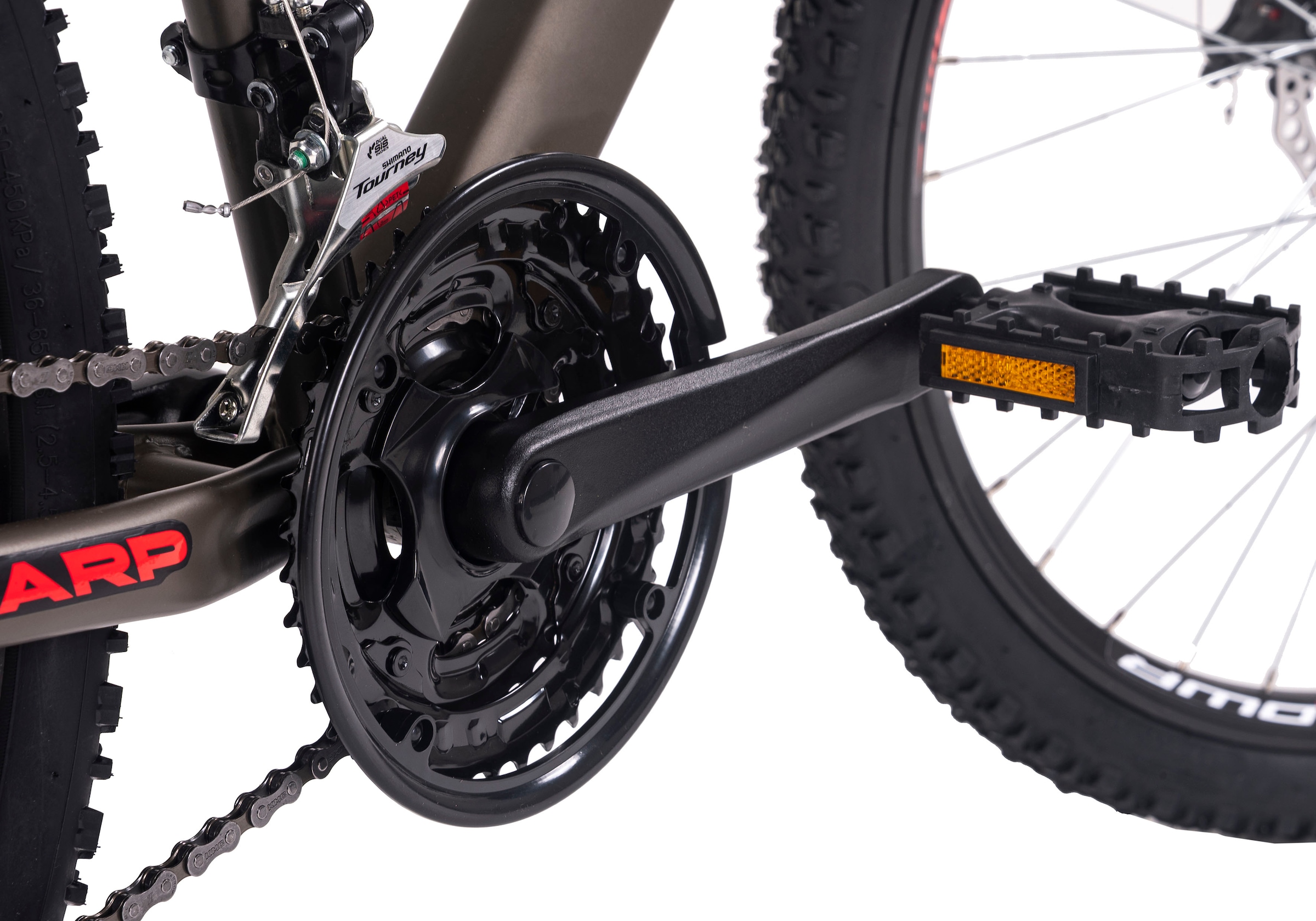 WYLD Mountainbike »Mountainbike Hardtail 26'' Sharp Anthrazit-Rot 21 Gänge«, 21 Gang, Shimano, Tourney Schaltwerk, Kettenschaltung
