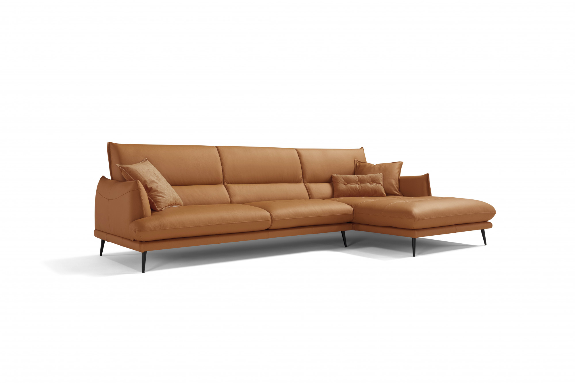 Egoitaliano Ecksofa "FUNNY, hochwertiges & aktuelles Design, bequeme Rückenlehne, L-Form" hochwertiger Sitzkomfort, L-Form
