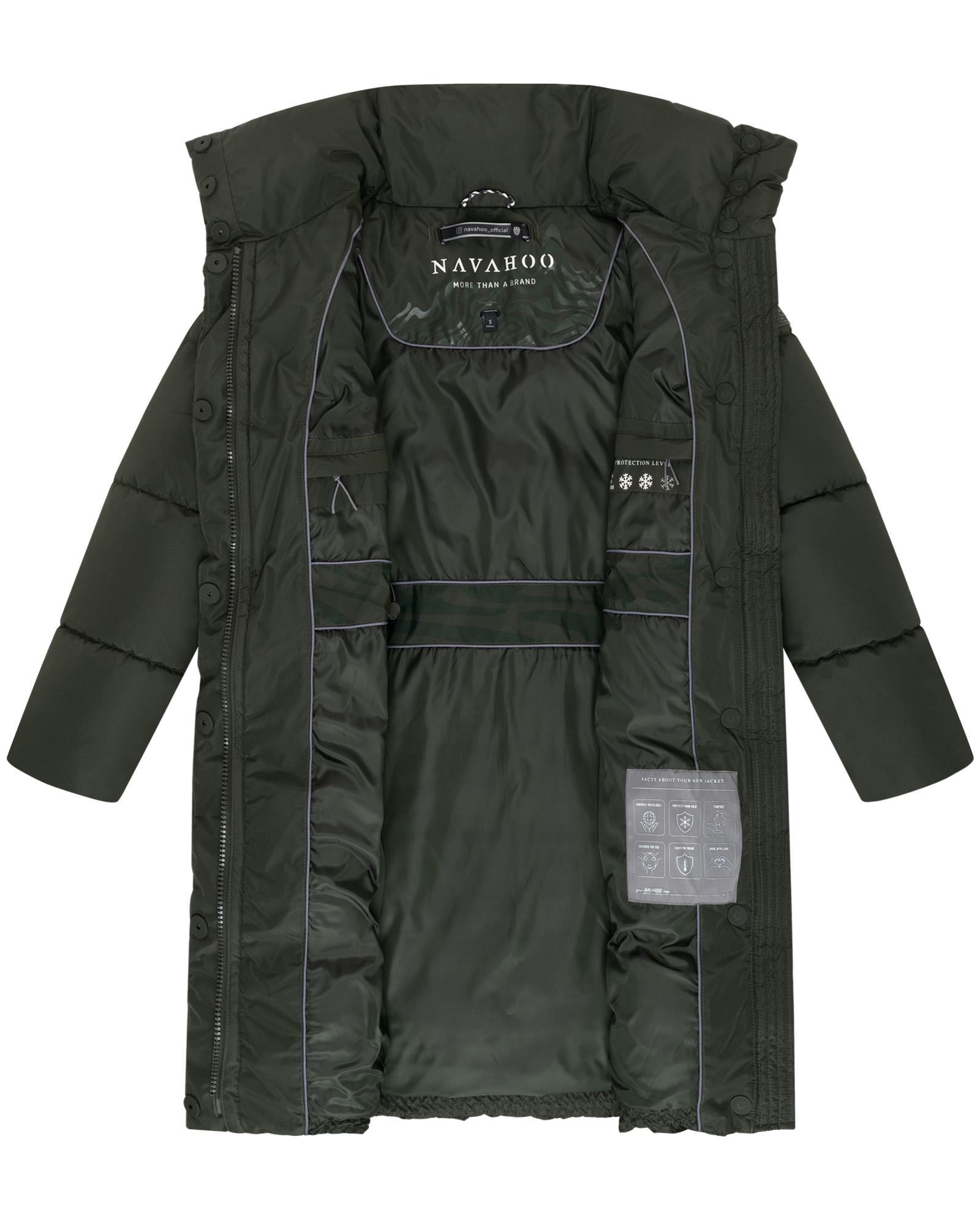 Navahoo Wintermantel »Wolkenkuss 14«, Winter Steppmantel