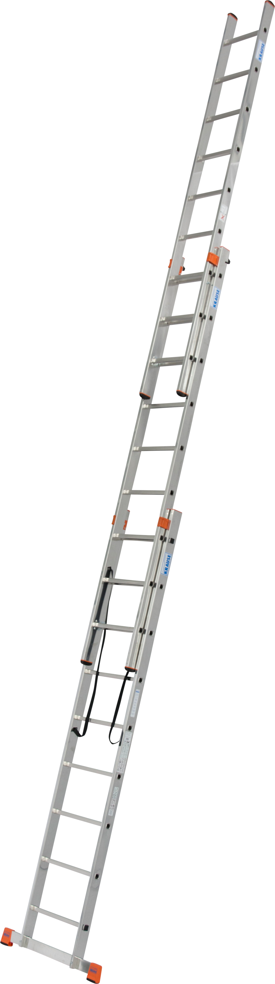 KRAUSE Vielzweckleiter »Tribilo«, mit Leiternspitzen, 3x9 Sprossen