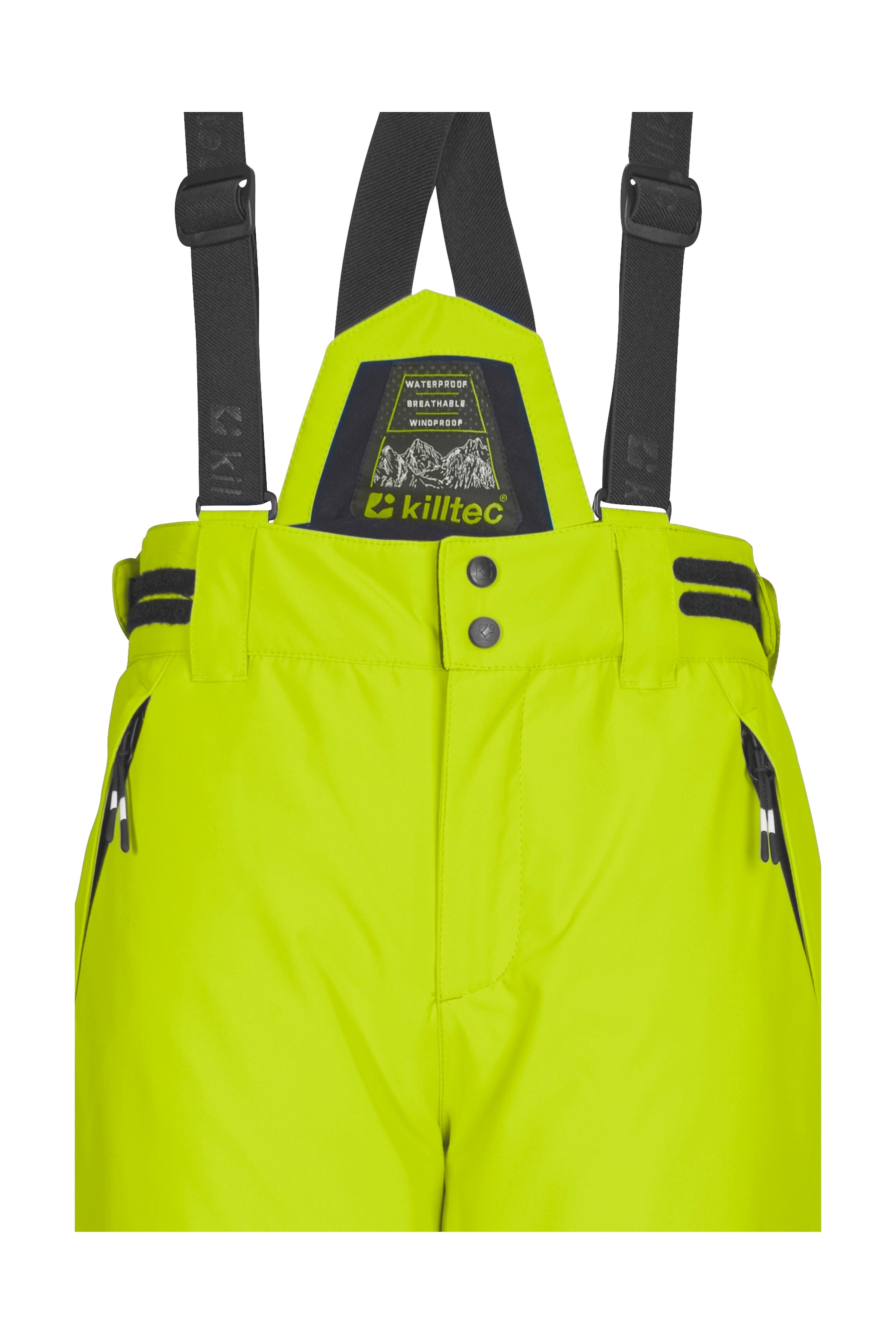 Killtec Skihose »KSW 214 BYS SKI PNTS«, Wasserdichte, atmungsaktive Skihose mit verstellbarem Latz.