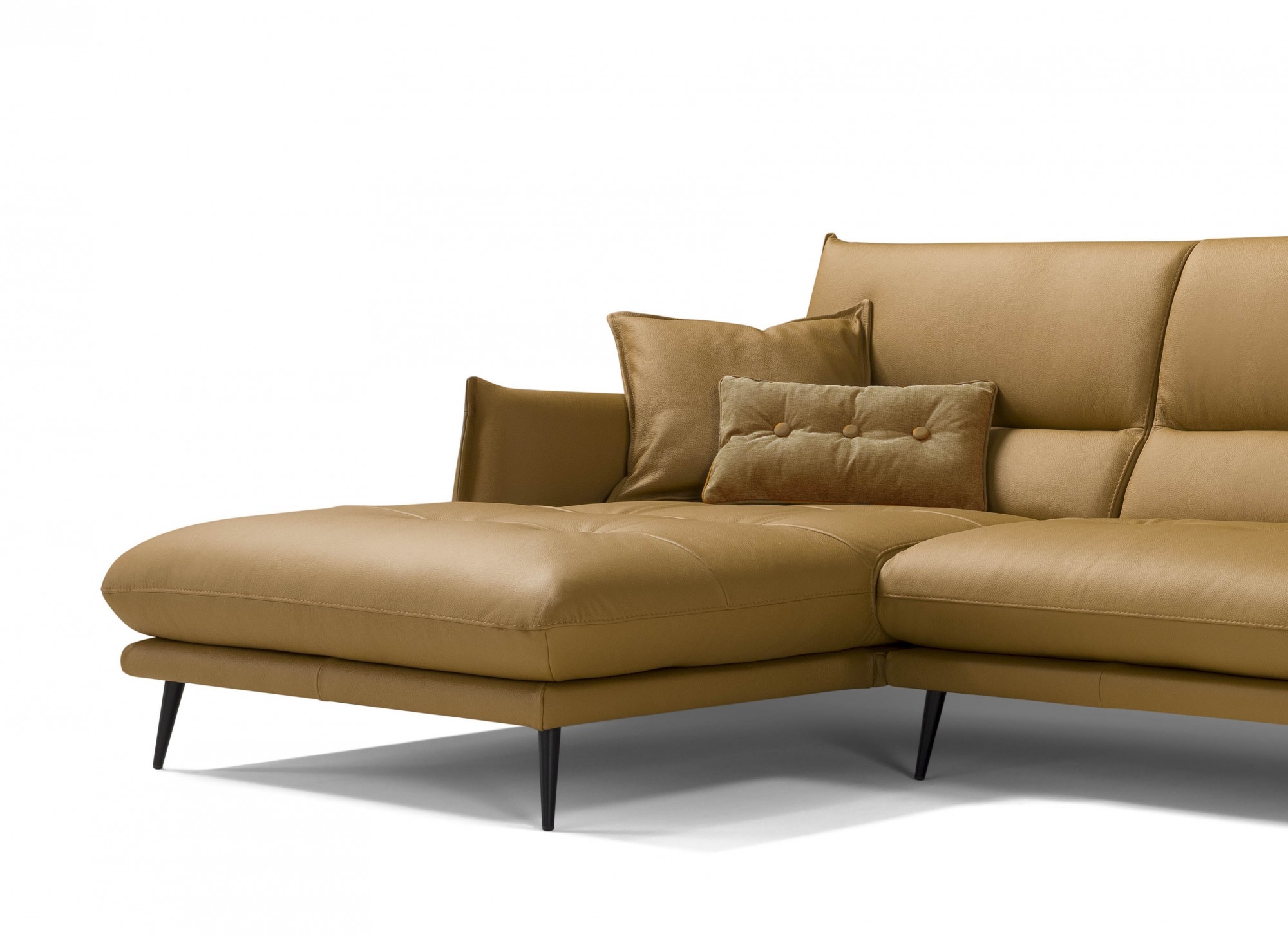 Egoitaliano Ecksofa "FUNNY, hochwertiges & aktuelles Design, bequeme Rücken günstig online kaufen