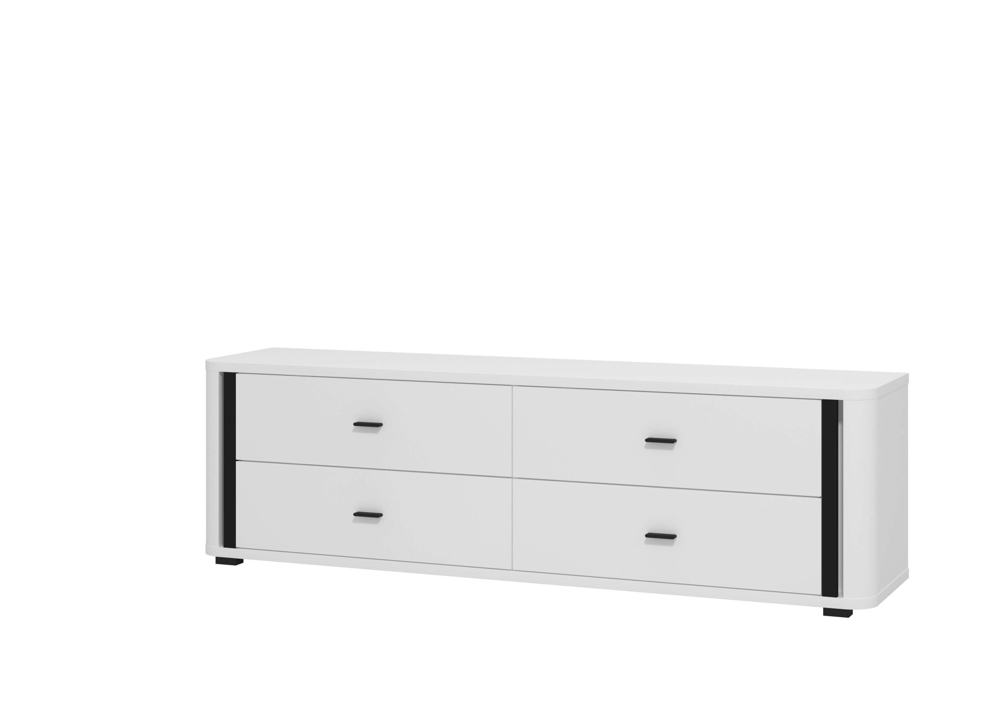 INOSIGN TV-Bank »York, TV-Kommode, TV-Schrank, TV-Bank«, mit 4 geräumigen Schubladen, Breite 176,5 cm, wandmontage