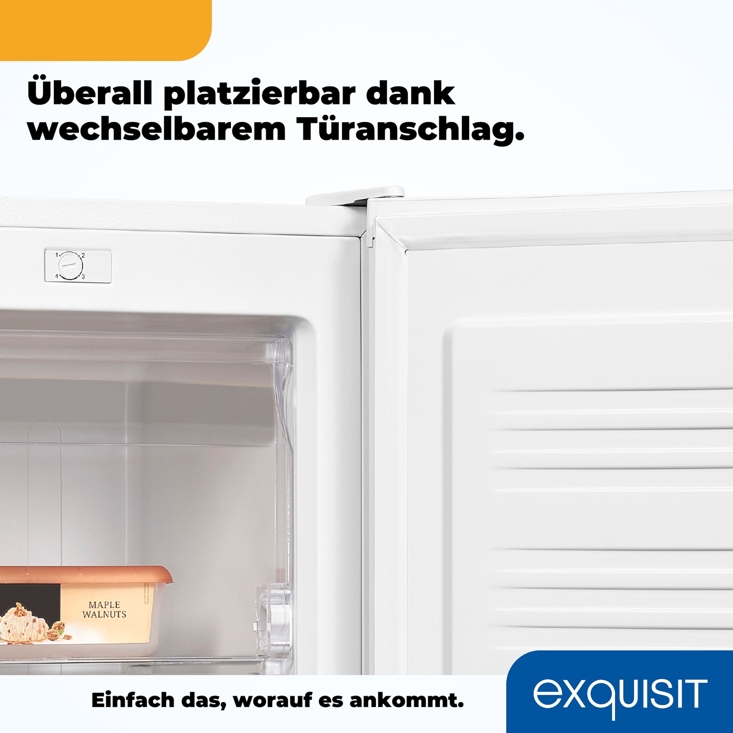 exquisit Gefrierschrank »GS111-330D weiss« 82,5 cm hoch 45,5 cm breit 4*Gefrieren & flexible Gefrierschubladen für maximale Ordnung