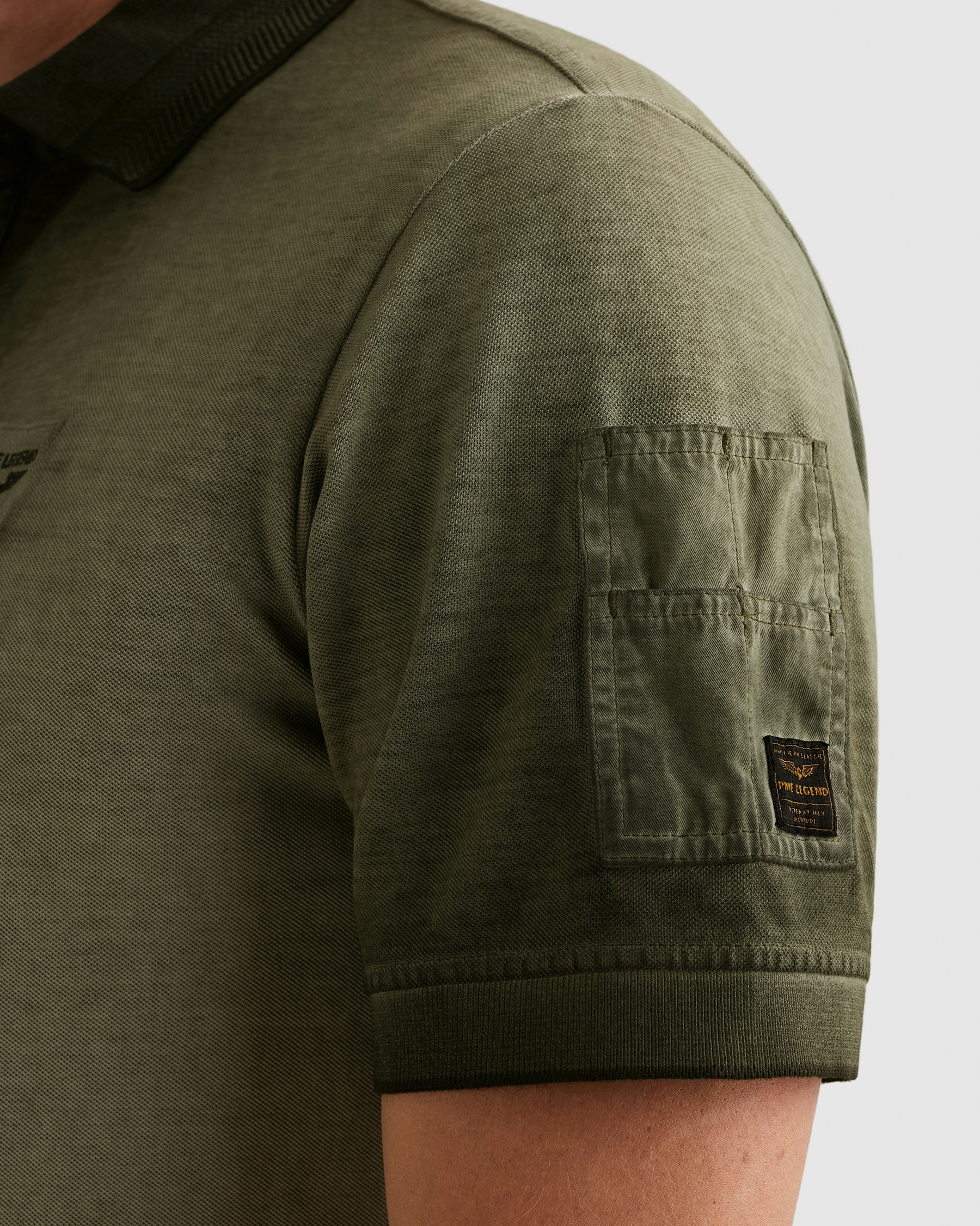 PME LEGEND Poloshirt mit Logo Stickerei