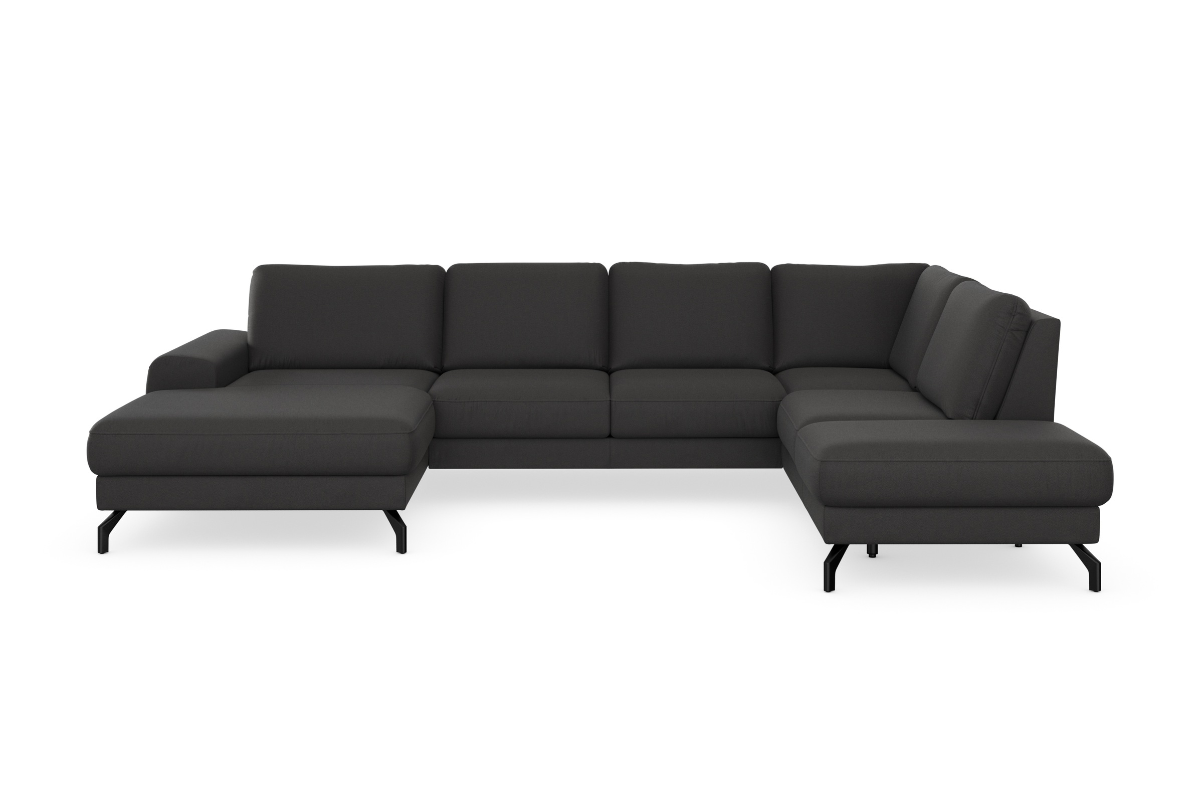 sit&more Wohnlandschaft »Cinturo U-Form«, inklusive Sitztiefenverstellung und Federkern, Sitzhöhe 45 cm
