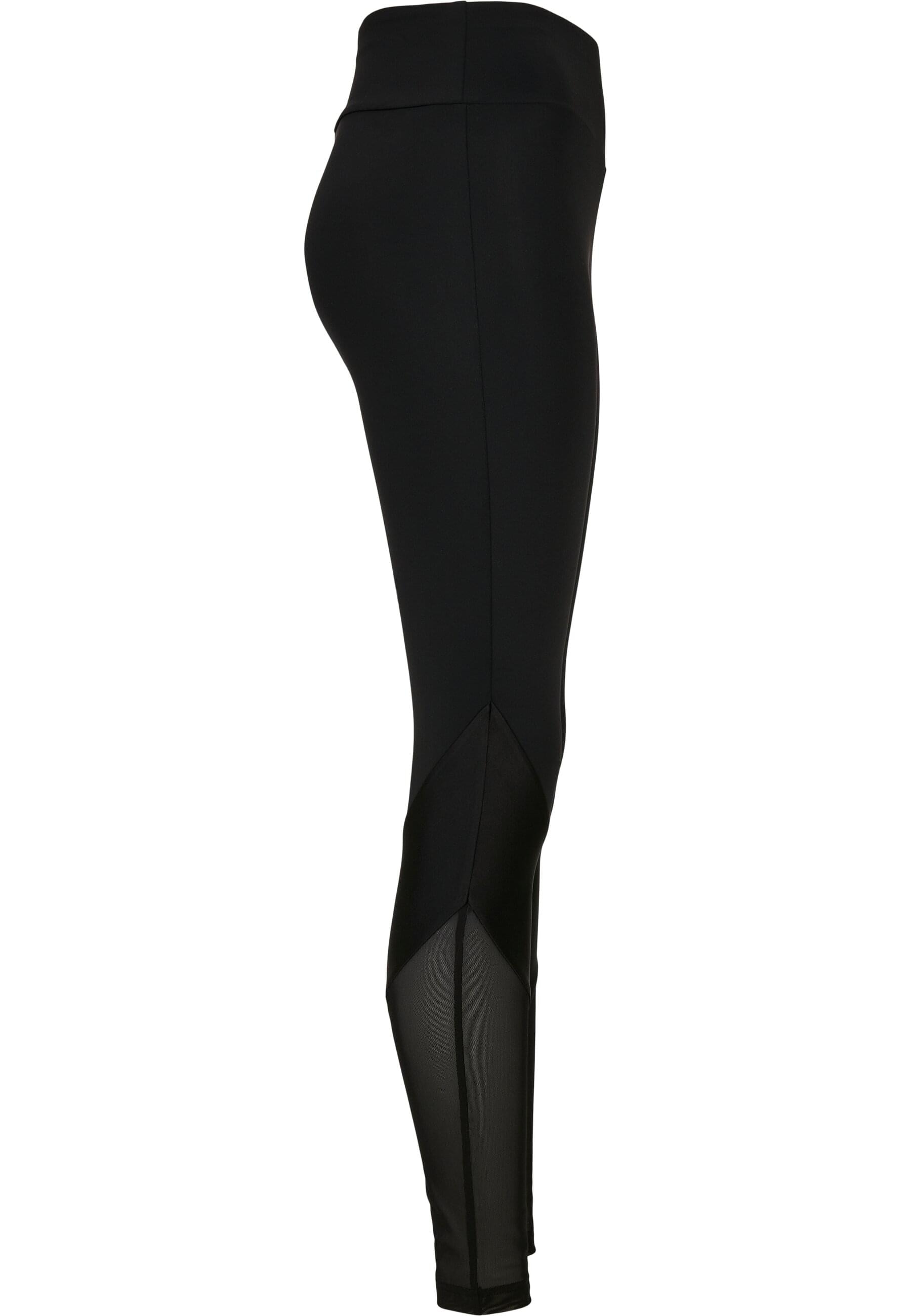 URBAN CLASSICS Leggings »Urban Classics Damen Ladies Highwaist Mixed Tech Leggings«, (1 tlg.)