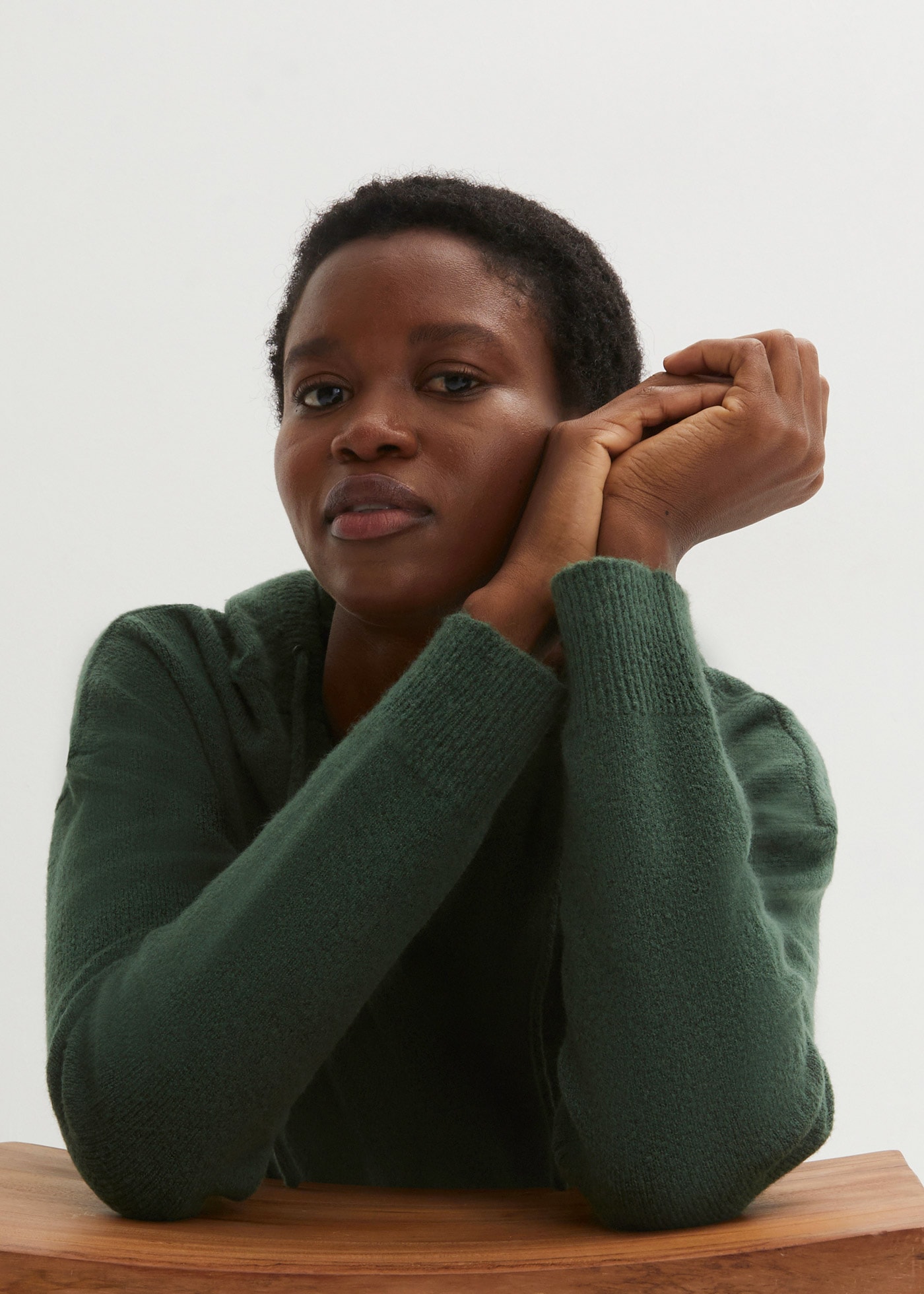 bonprix Strickpullover mit Kapuze, Langarm, lässige Passform