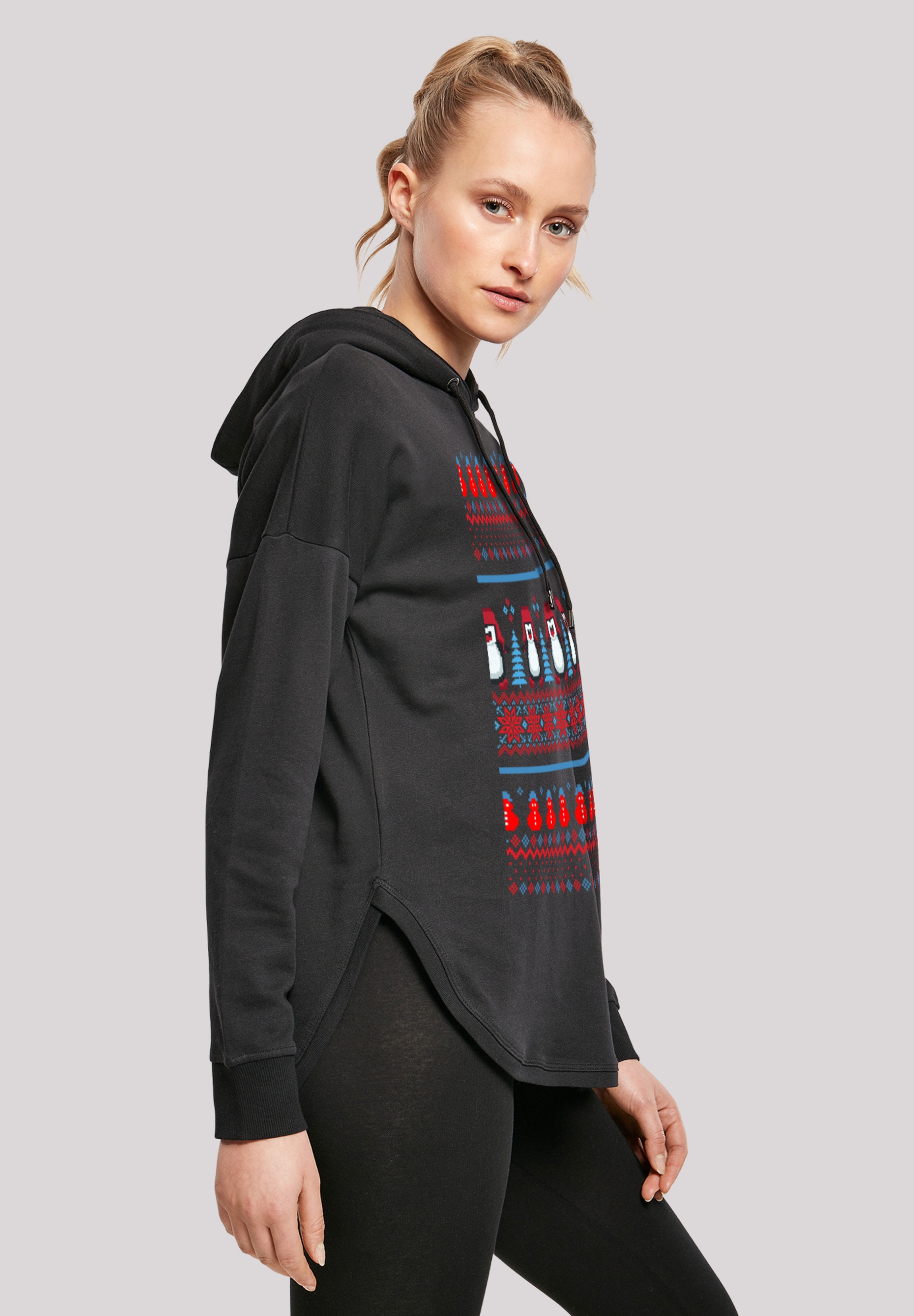 F4NT4STIC Kapuzenpullover »Christmas Pinguin Muster«, Print
