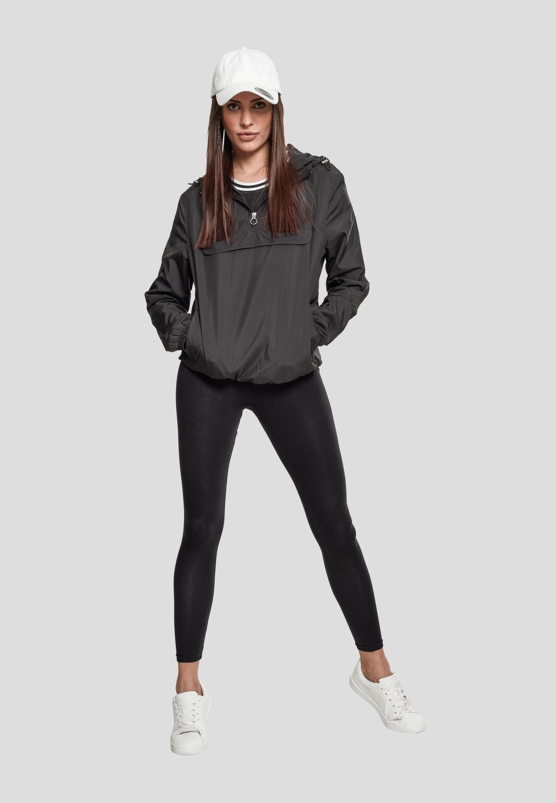 URBAN CLASSICS Allwetterjacke »Urban Classics Damen Ladies Basic Pull Over Jacket«, (1 St.), mit Kapuze