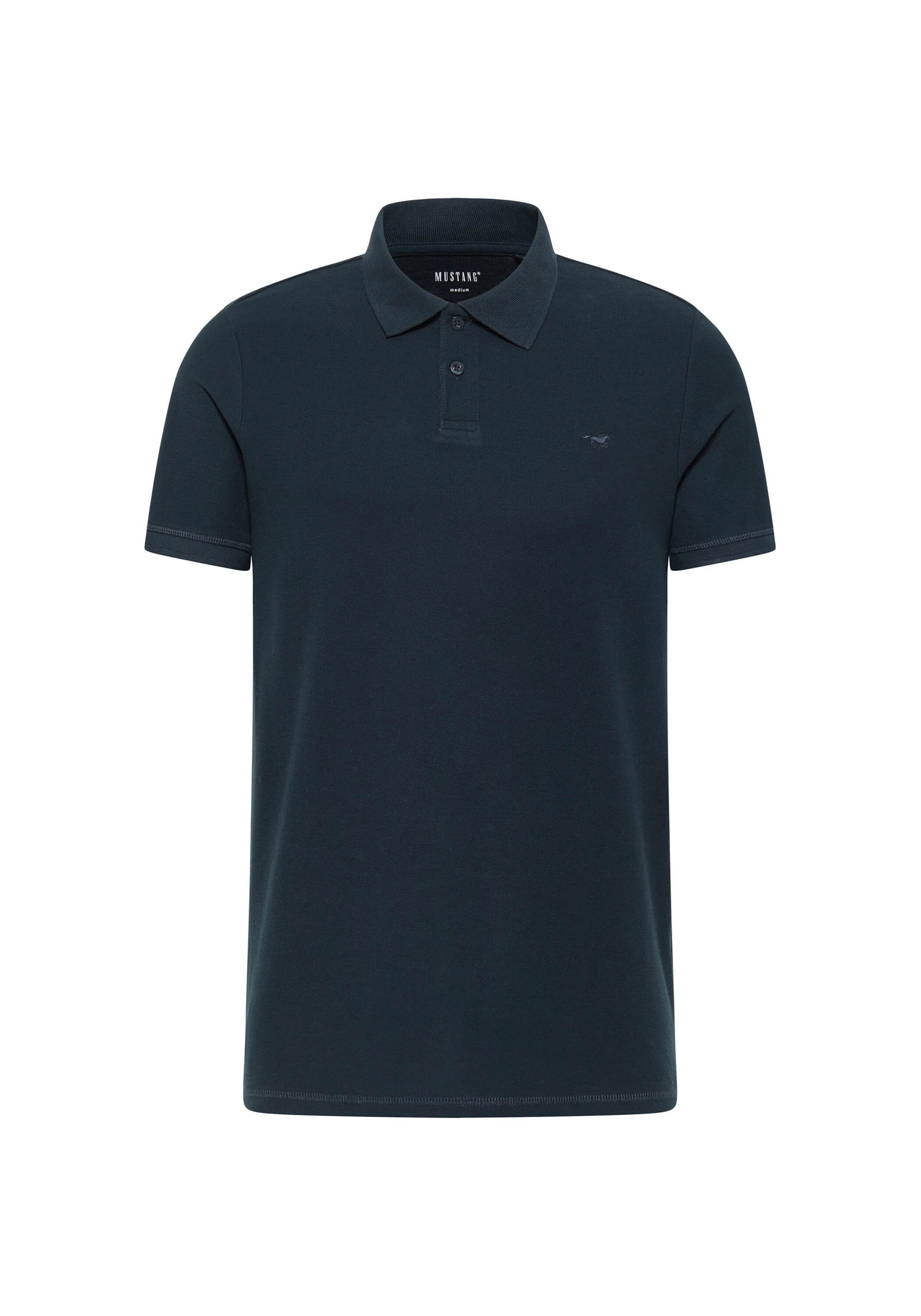 Poloshirt MUSTANG "PACO", Herren, Gr. XXL, grau (carbon), Jersey, Obermaterial: 100% Baumwolle, normal normal, ohne Ausschnitt, Shirts