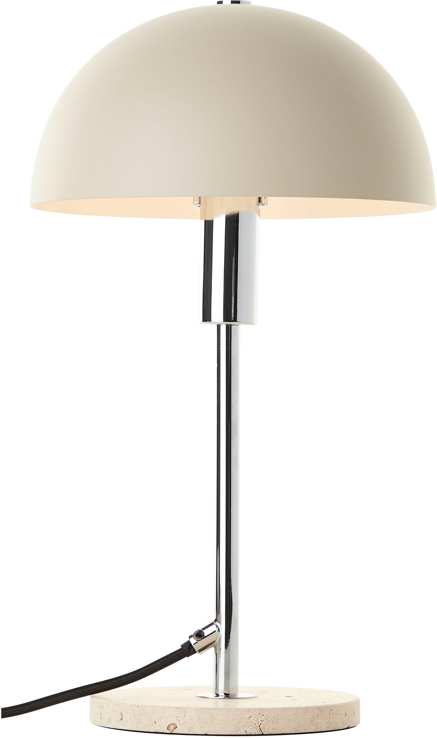 LeGer Home by Lena Gercke Tischleuchte »Linnea Pilz Lampe«, Leuchtmittel E14 | ohne Leuchtmittel, Pilzleuchte, Tischlampe, Steinsockel, Höhe 35,5 cm