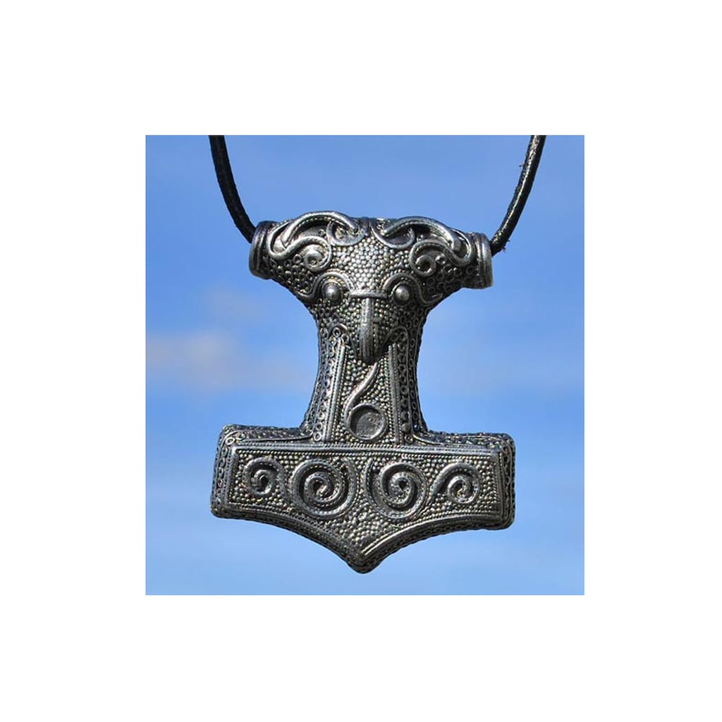 Adelia´s Amulett »Anhänger Das Erbe der Nordländer Talisman«, Thorshammer von Scania - Furchtlosigkeit und Kraft