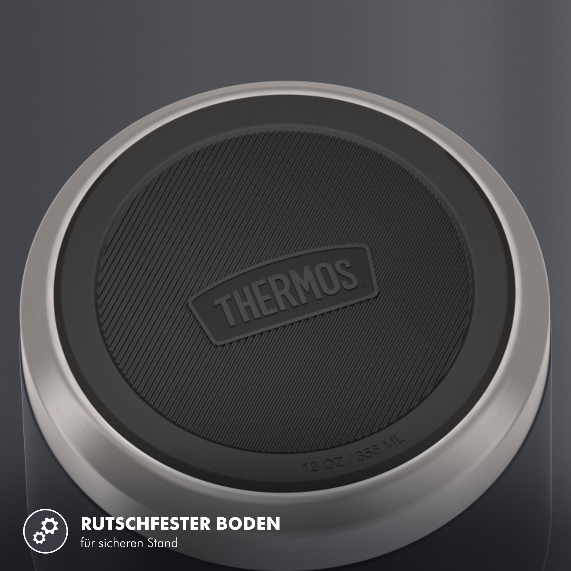 THERMOS Thermobehälter »ICON FOOD JAR, Thermobehälter für Essen, spülmaschinenfest« 0,35l, 12h heiß & 16h kalt, dicht & auslaufsicher, mit Löffel