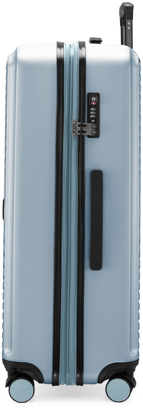 Hauptstadtkoffer Hartschalen-Trolley »Mitte, pool blue, 77 cm«, 4 Rollen, Hartschalen-Koffer Reisegepäck TSA Schloss Volumenerweiterung