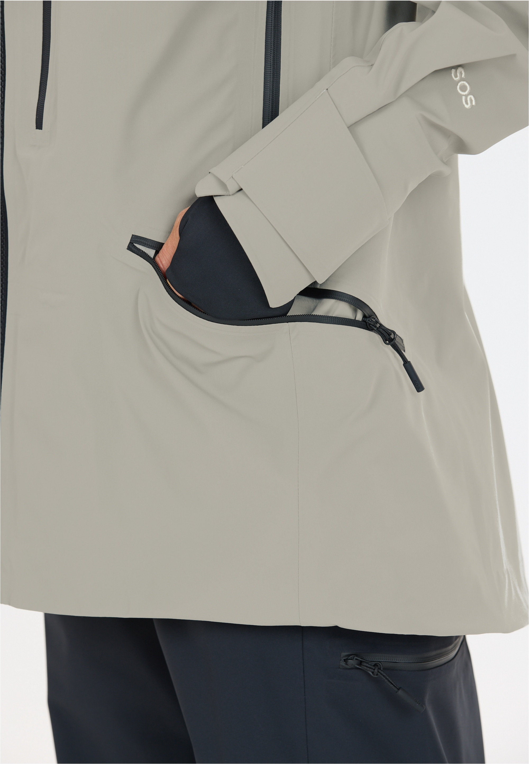 SOS Skijacke »Kula« mit wasserdichter Membran