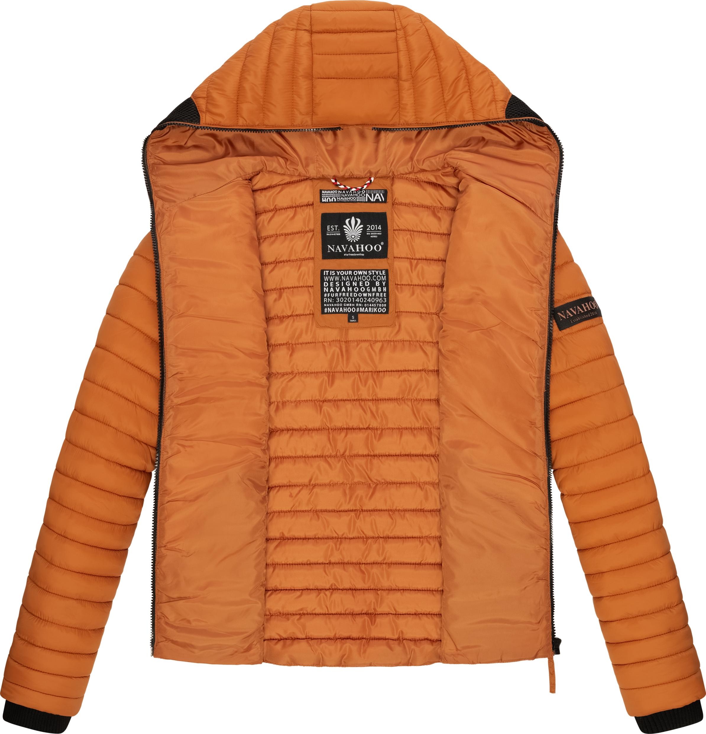 Navahoo Steppjacke »Kimuk«, mit Kapuze, leichte Übergangsjacke mit Kapuze