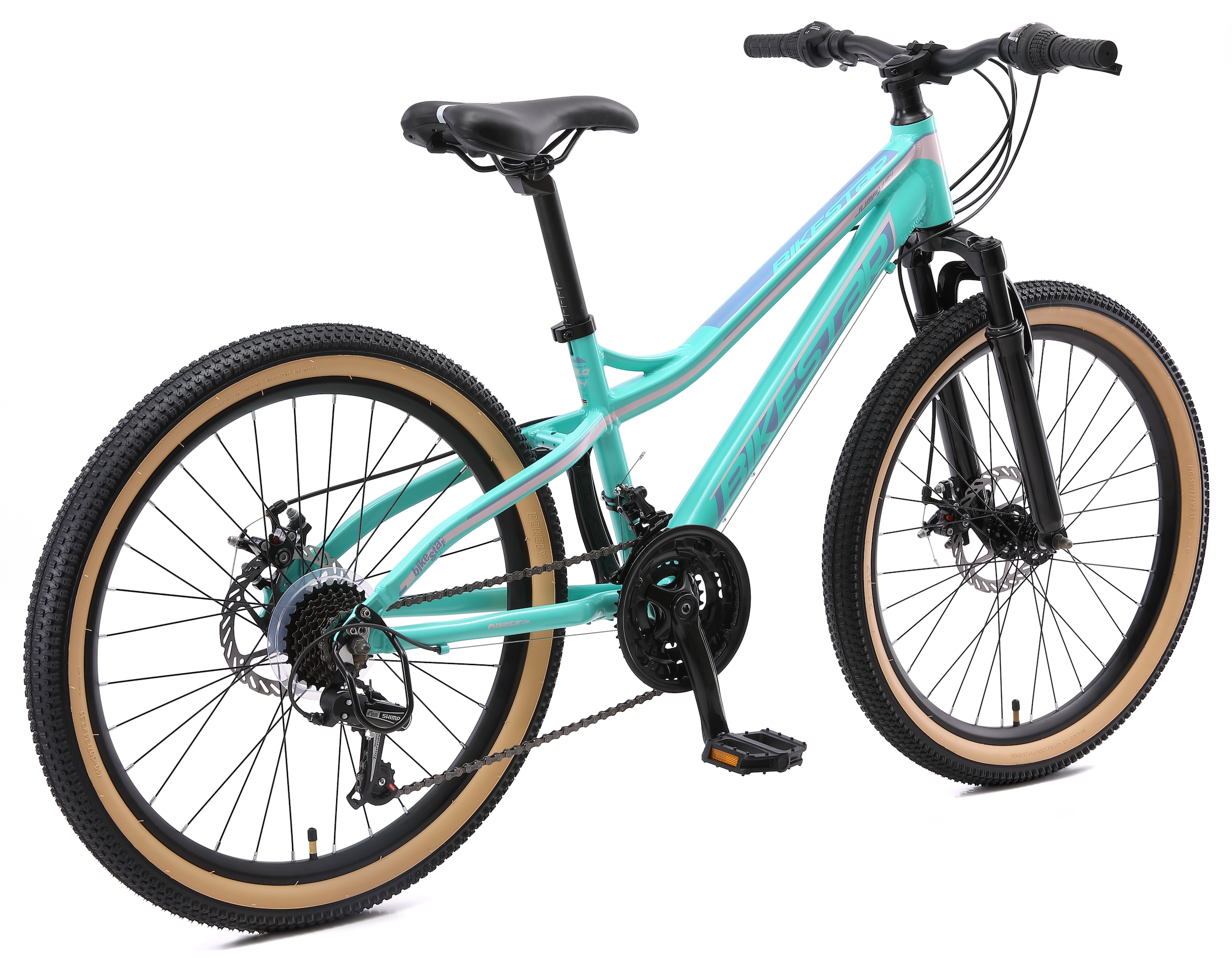 Bikestar Jugendfahrrad 21 Gang Shimano RD-TY21 Schaltwerk Kettenschaltung