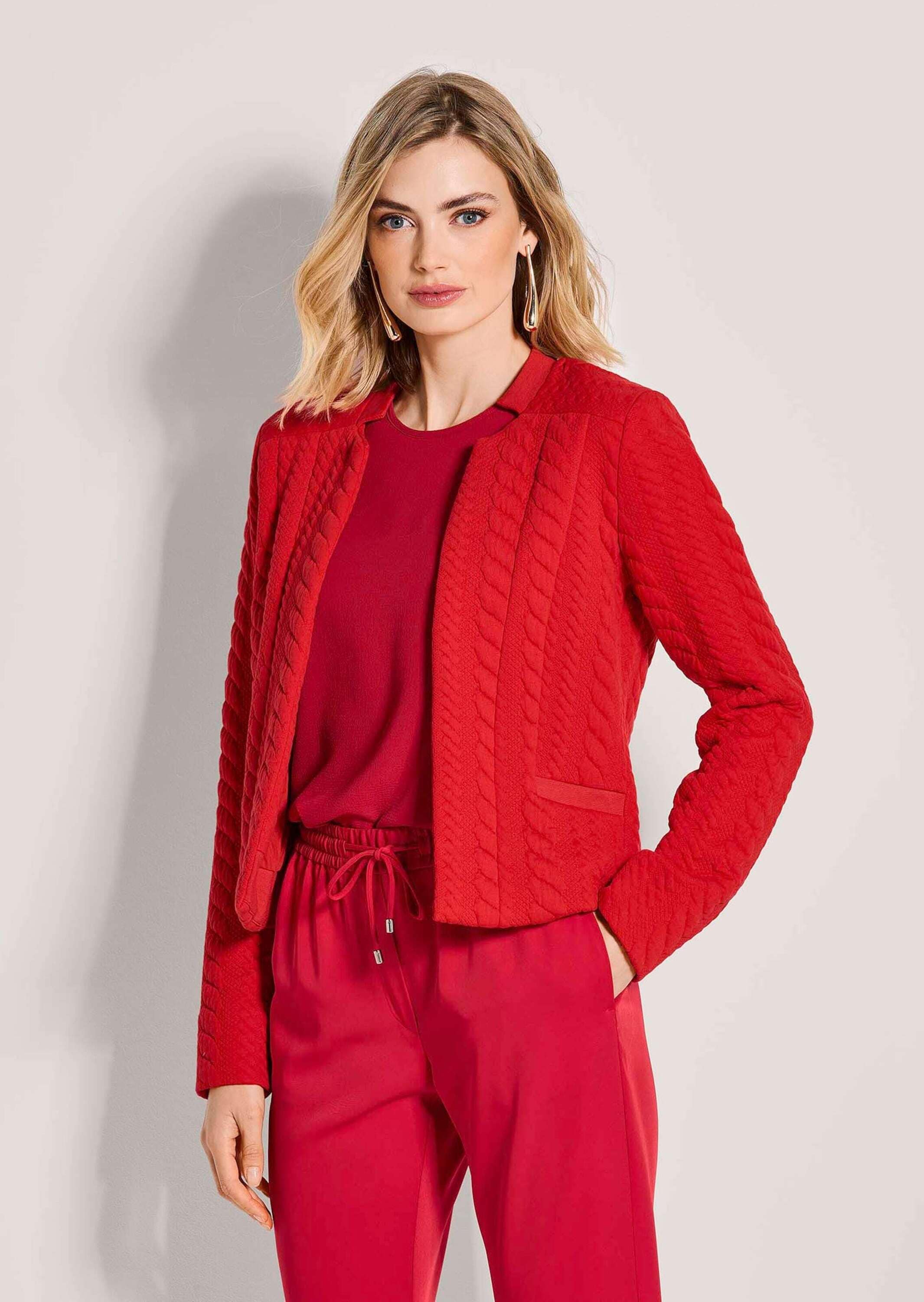 MADELEINE »Blazer Langarm Jerseyblazer mit Stehkragen«