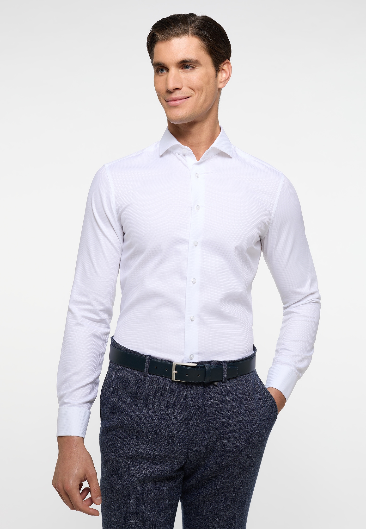 Eterna Langarmhemd "SLIM FIT" NON IRON (bügelfrei) günstig online kaufen