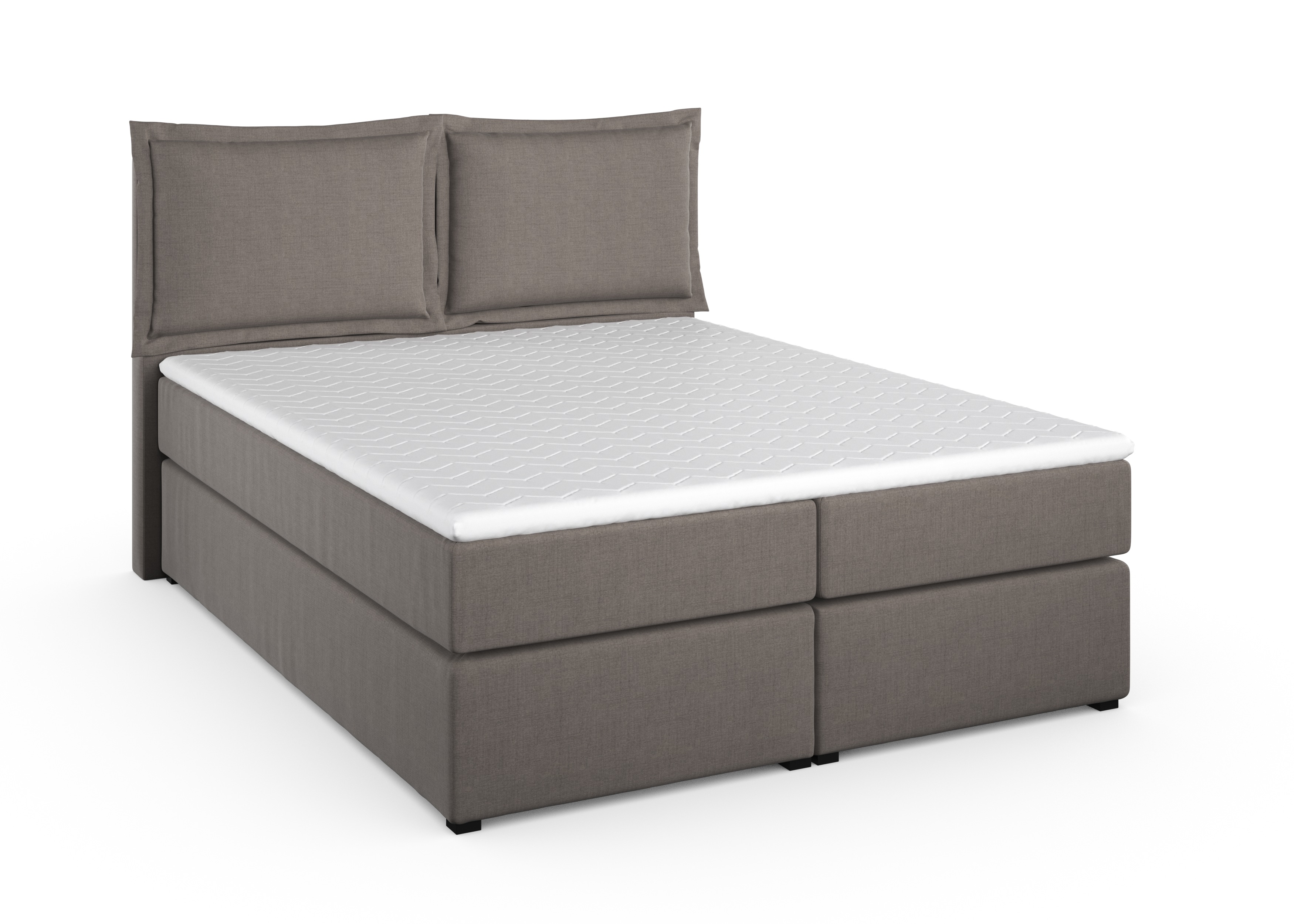 Thumbnail - Home affaire Boxspringbett "Lysann" 5fach verstellbares Kopfteil, in 4 Breiten, 3 Matratzenarten
