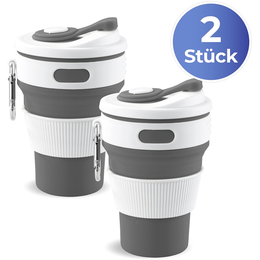 Maximex Coffee-to-go-Becher »Premium«, (Set, 2 tlg.)