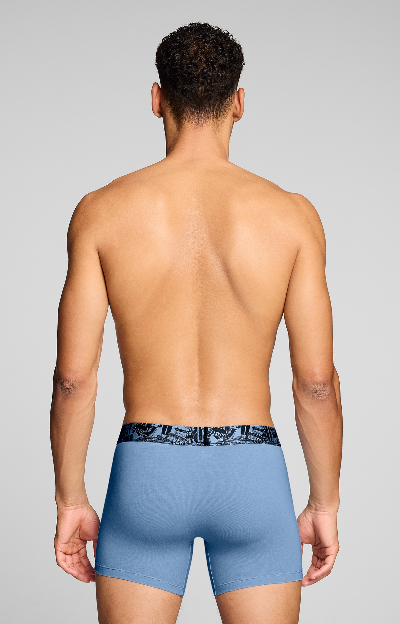 Levi's® Boxershorts »LEVIS MEN NEWSPAPER WB BOXER BRIEF 2P« ohne Eingriff, Cotton-Stretch