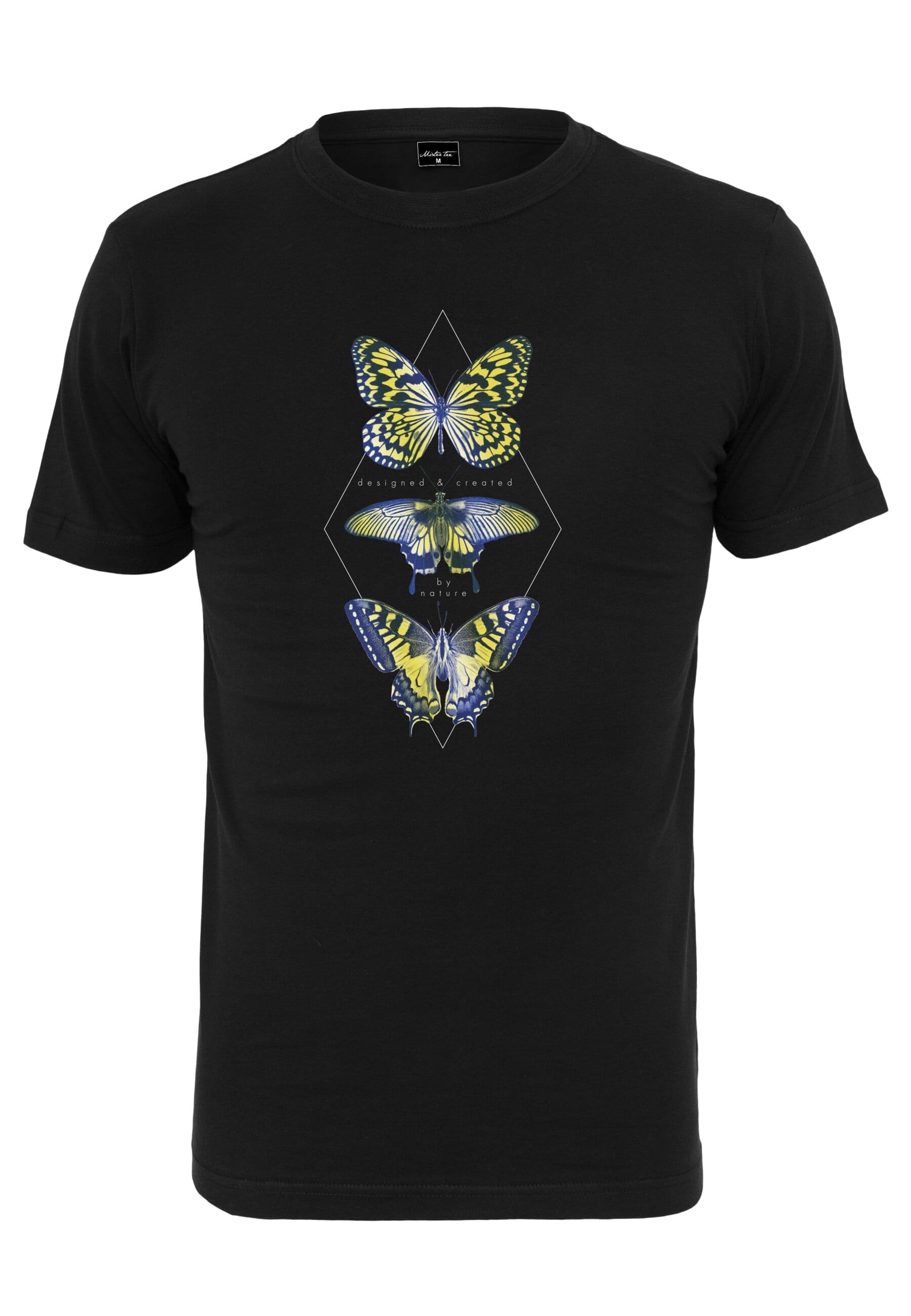 MisterTee T-Shirt »MisterTee Herren Butterfly Night Tee«, (1 tlg.)