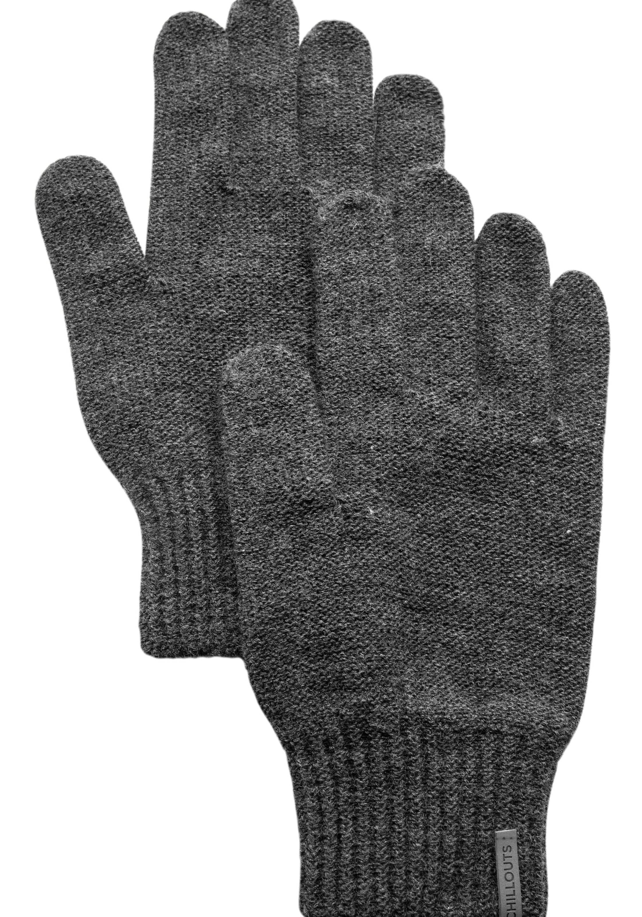 chillouts Strickhandschuhe "Perry Glove", (2 St.), Fingerhandschuhe gestrickt, wärmend