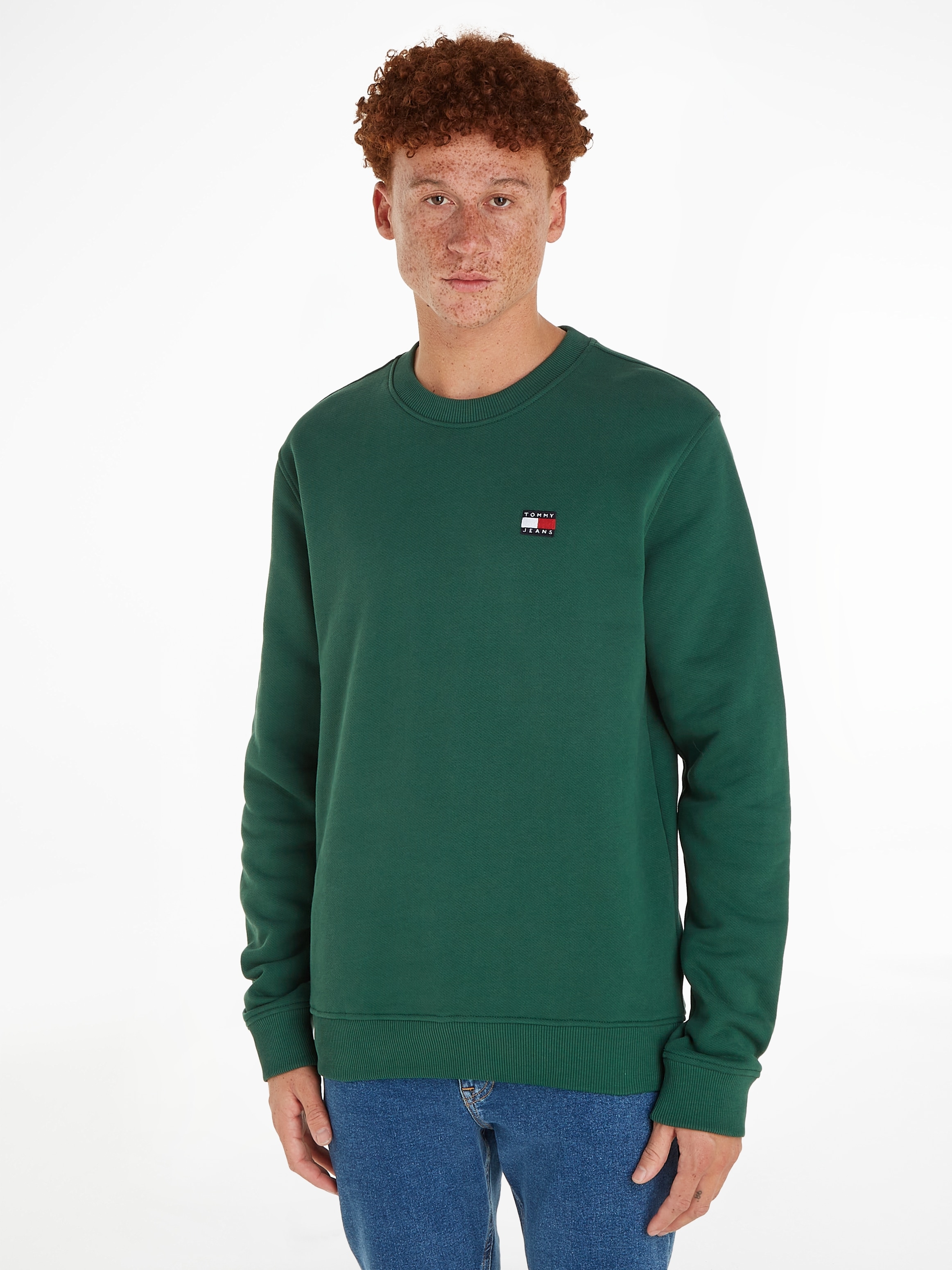 Tommy Jeans Sweatshirt "TJM REG BADGE CREW EXT", mit Rundhalsausschnitt günstig online kaufen