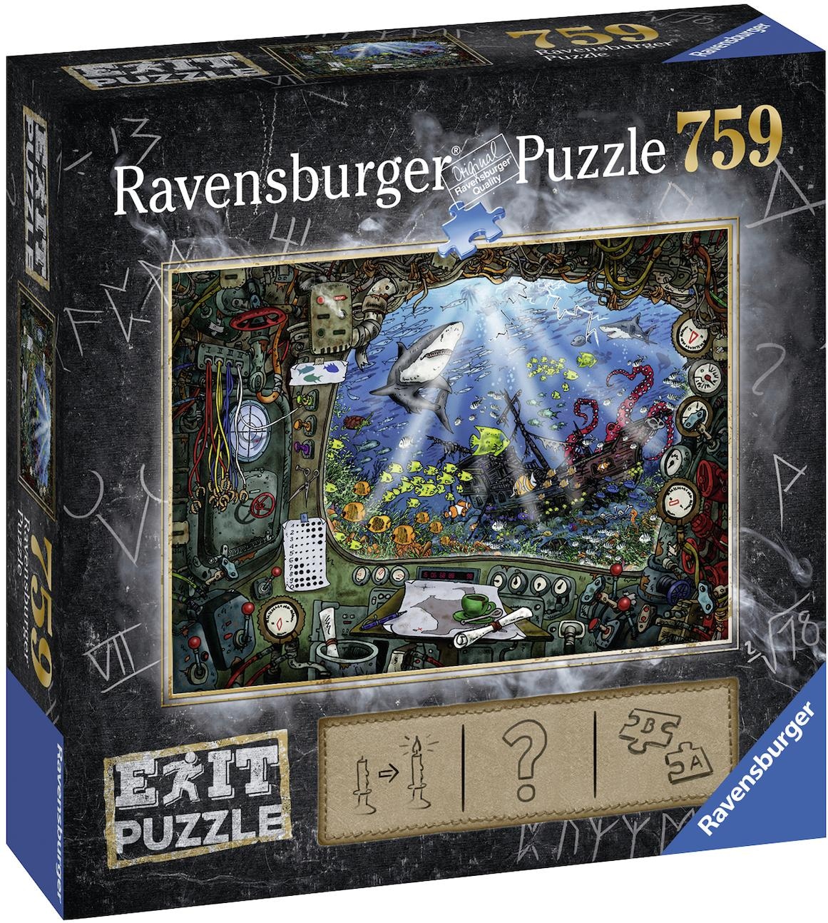 Ravensburger Puzzle »EXIT, 4: Im U-Boot«, Made in Germany