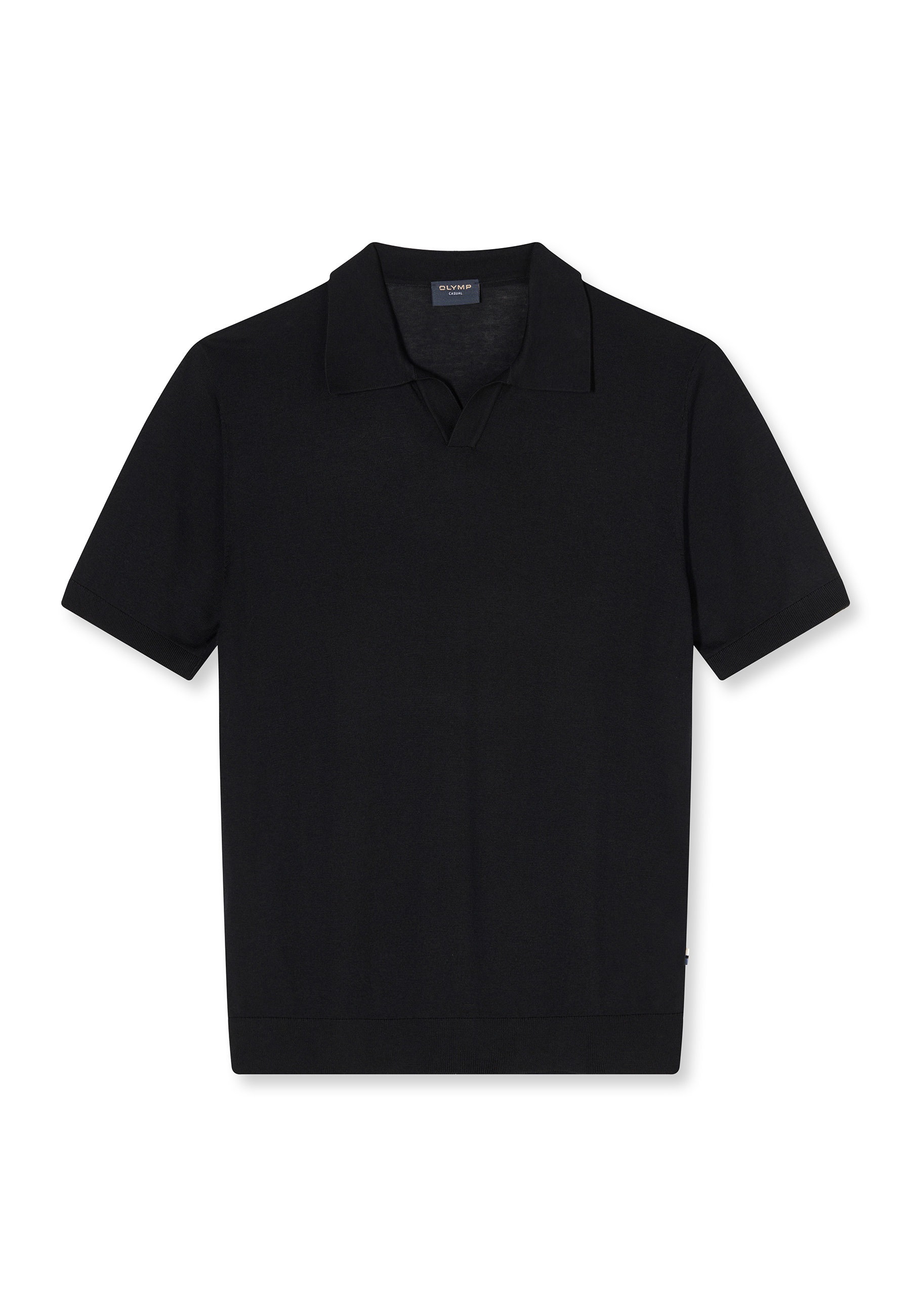 OLYMP Casual Strick Polo Shirt Black XXL 2