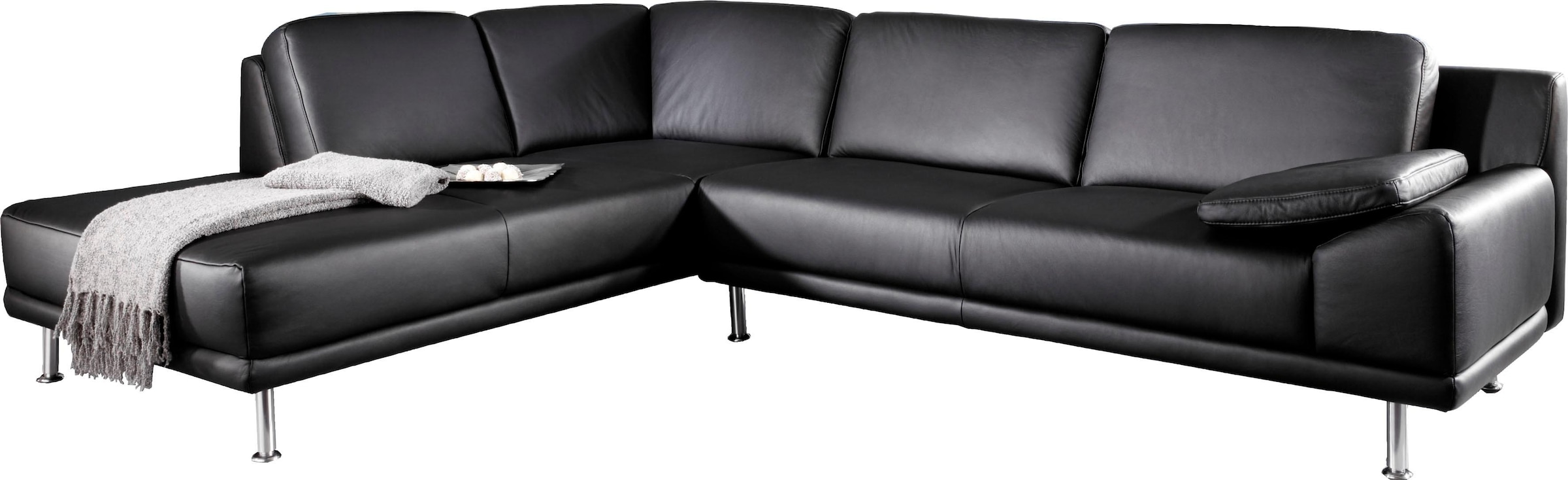 »Lisa928«, Füßen | Chrom STYLE BAUR kaufen Ecksofa mit PLACES OF