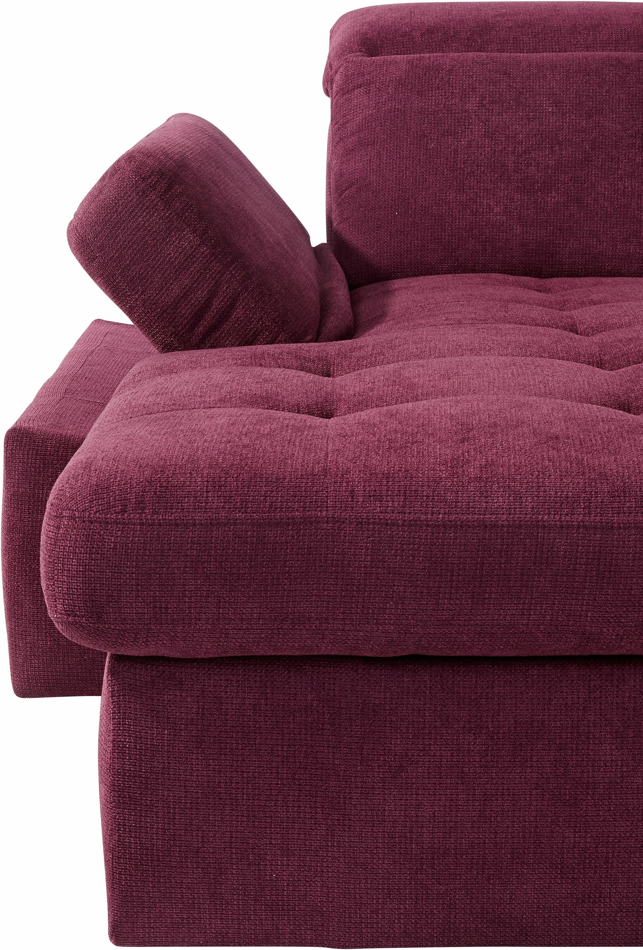 sit&more Wohnlandschaft »Stardust U-Form«, inklusive Kopfteilverstellung, Armlehnenfunktion und Tischelement