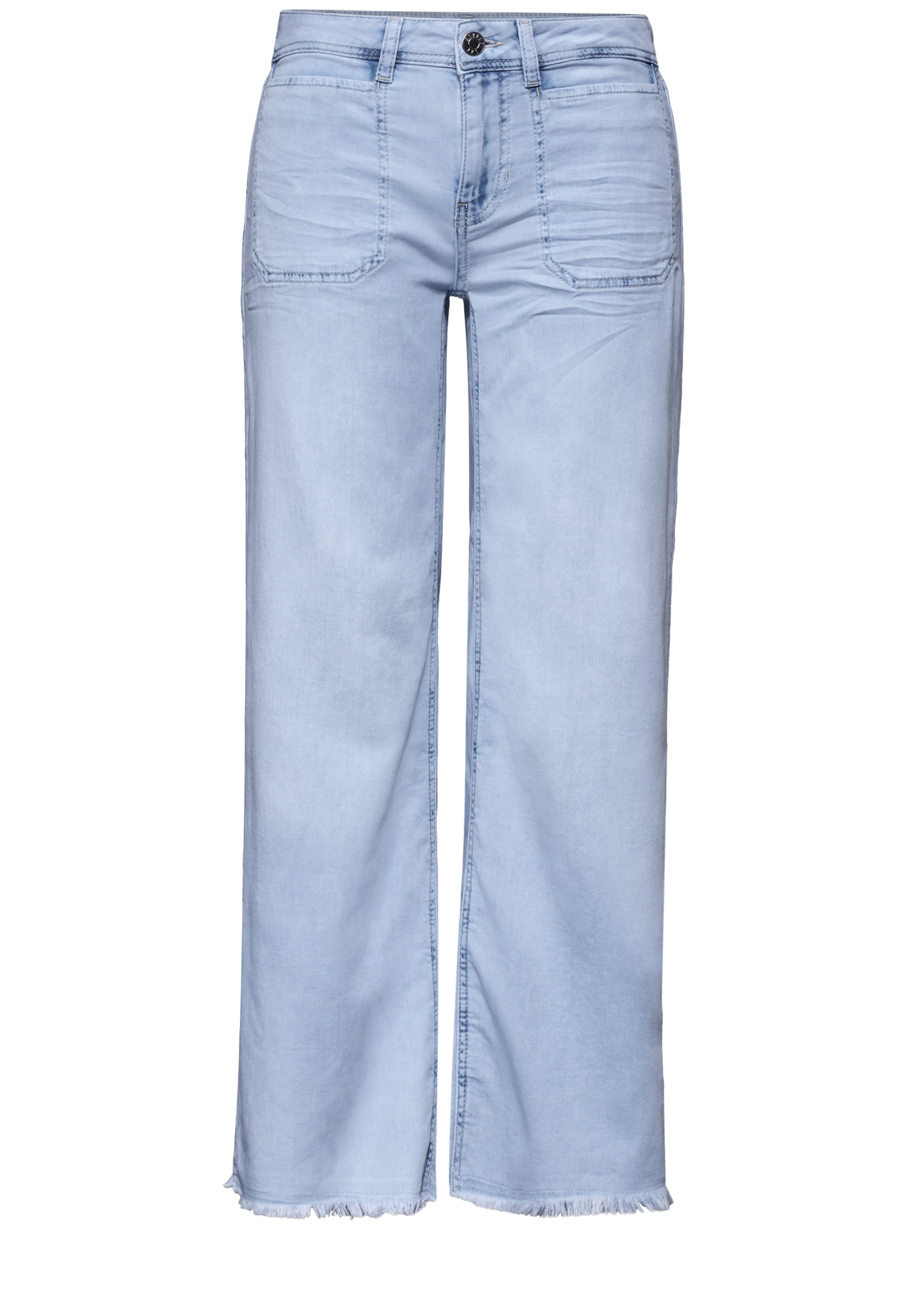 STREET ONE Loose-fit-Jeans mit Wide Legs