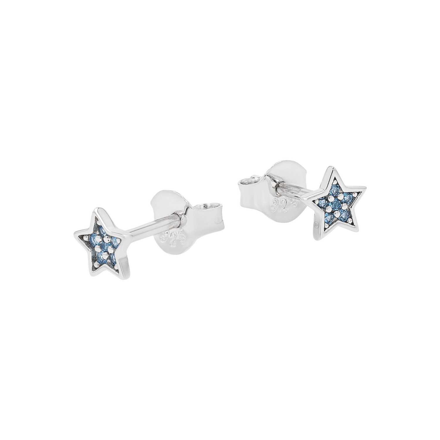 TOM TAILOR Paar Ohrstecker »Schmuck Geschenk Silber 925 Stern« mit Zirkonia (synth.)