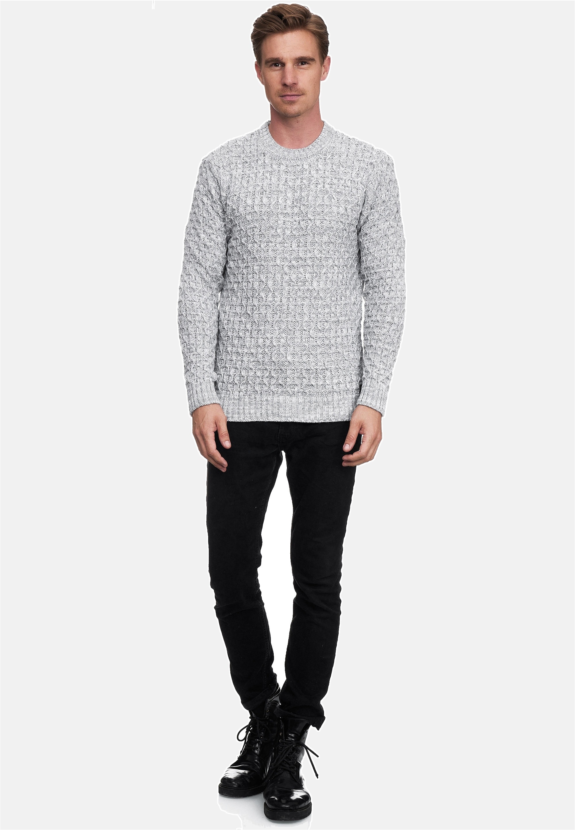 Rusty Neal Strickpullover mit elegantem Rundhalsausschnitt