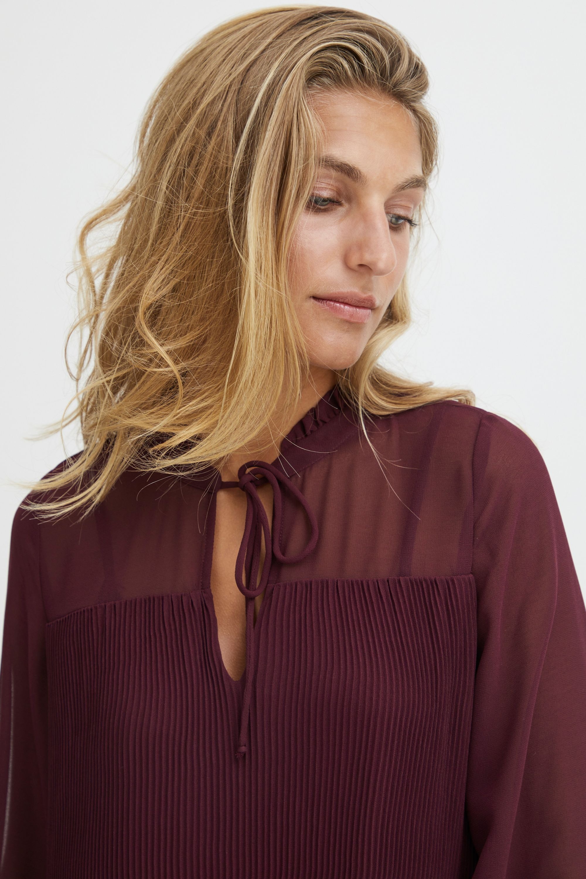 fransa Blusenkleid »Blusenkleid FRPlisse«