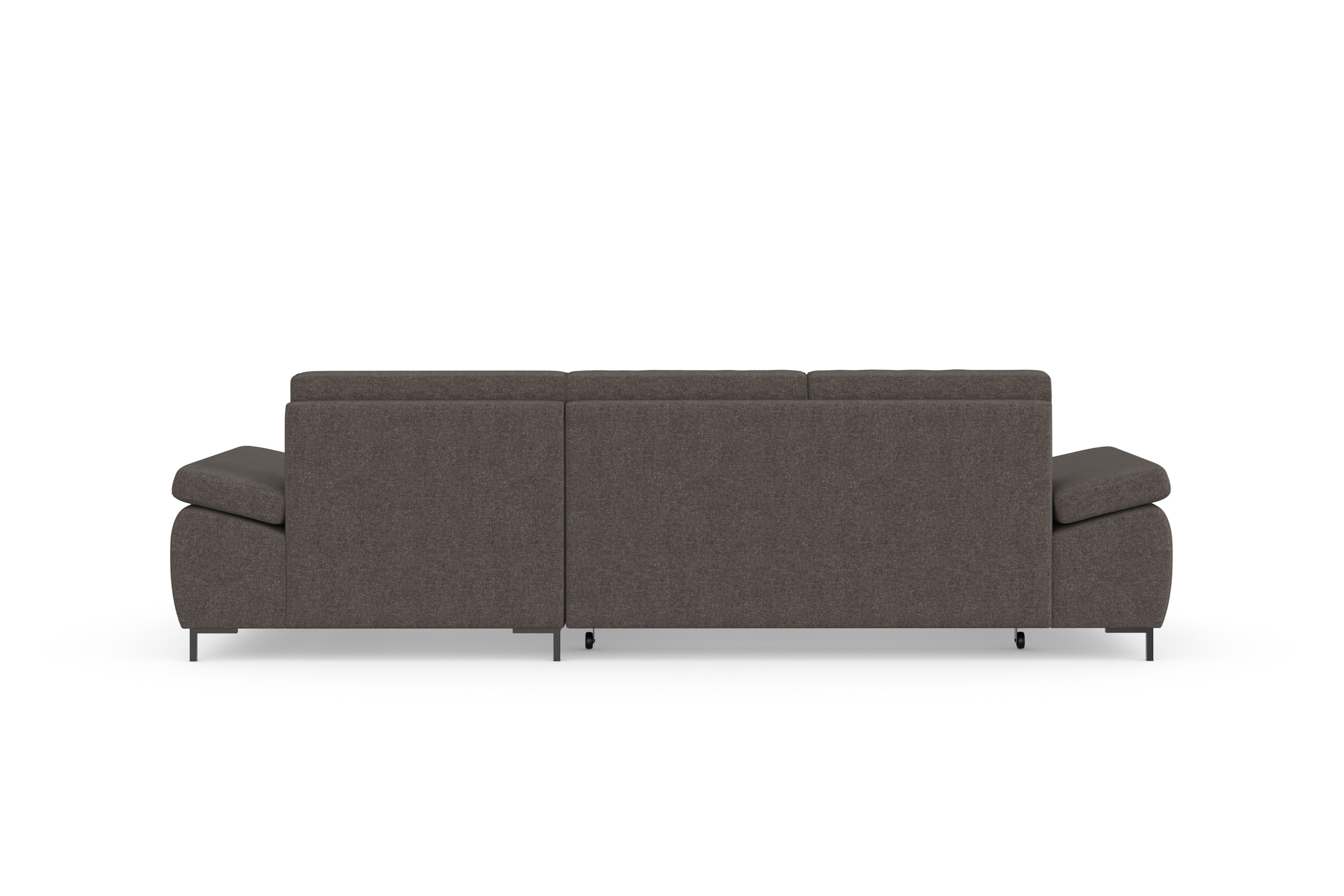 DOMO collection Ecksofa »Capelo L-Form«, mit Armteilverstellung, wahlweise mit Bettfunktion, Federkern