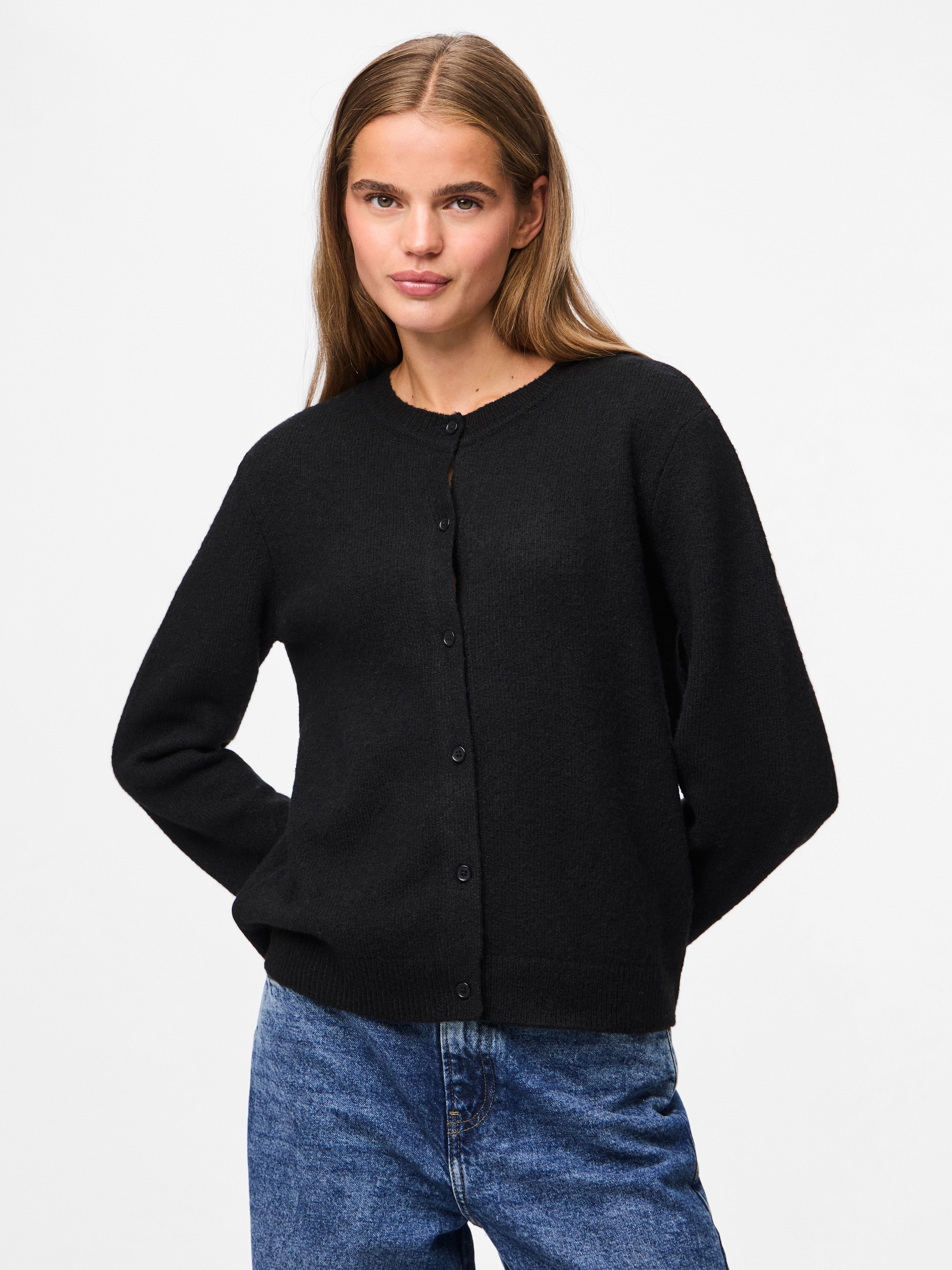 pieces Strickjacke "PCMALOU LS KNIT CARDIGAN NOOS BC" günstig online kaufen