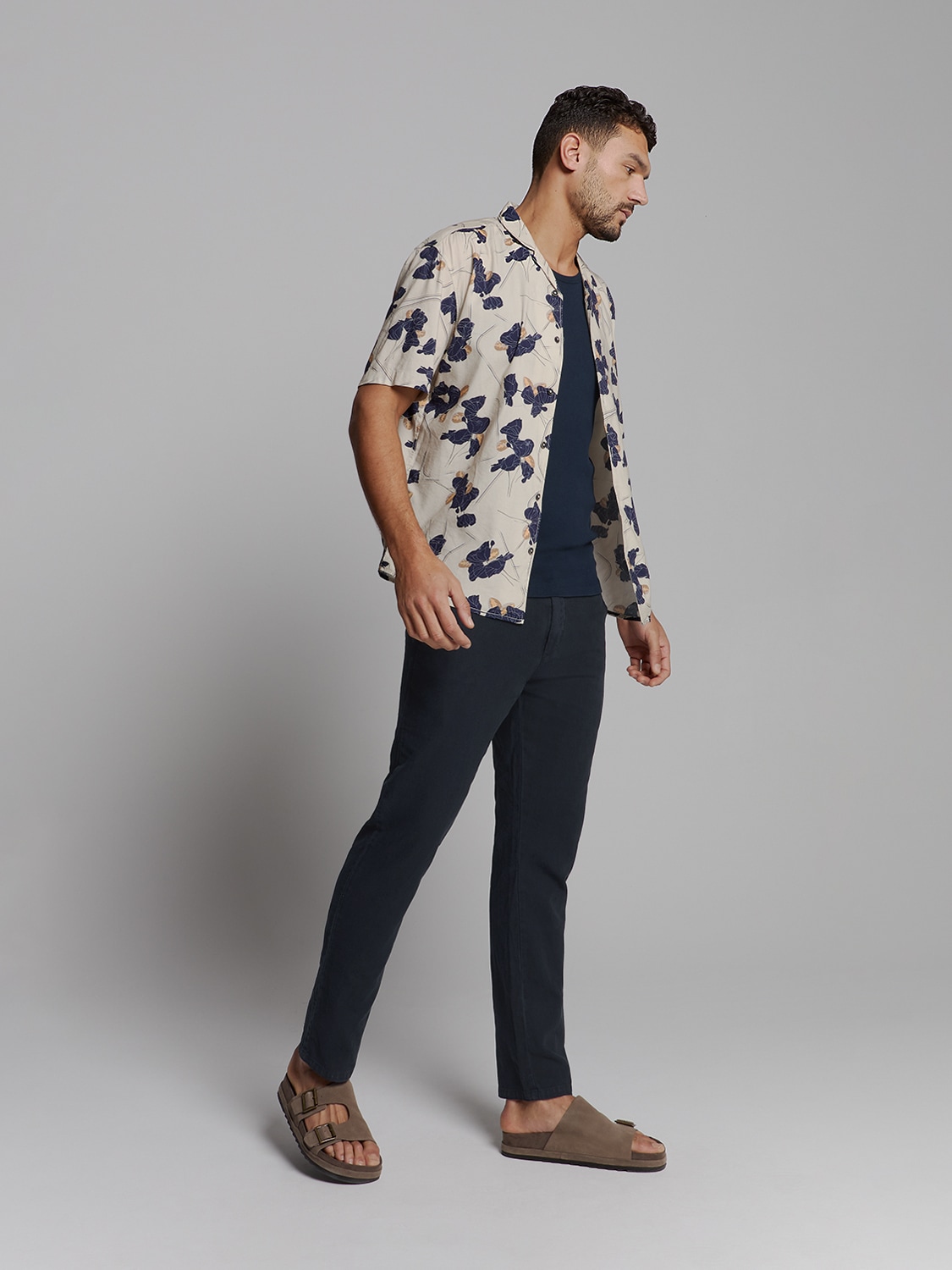 NO EXCESS Chinohose »No Excess Leinenhose«