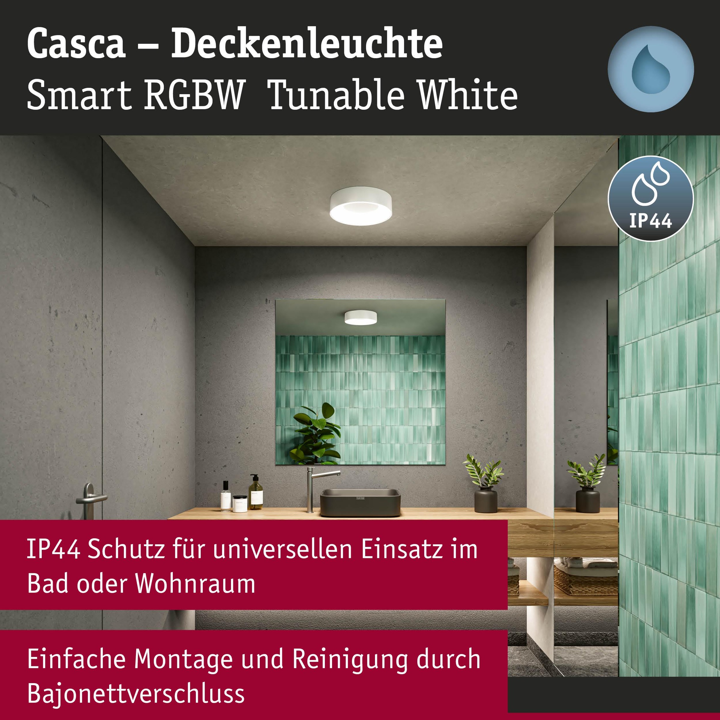 Paulmann Deckenleuchte »Casca« LED-Modul 1 Stk. Tageslichtweiß dimmbar