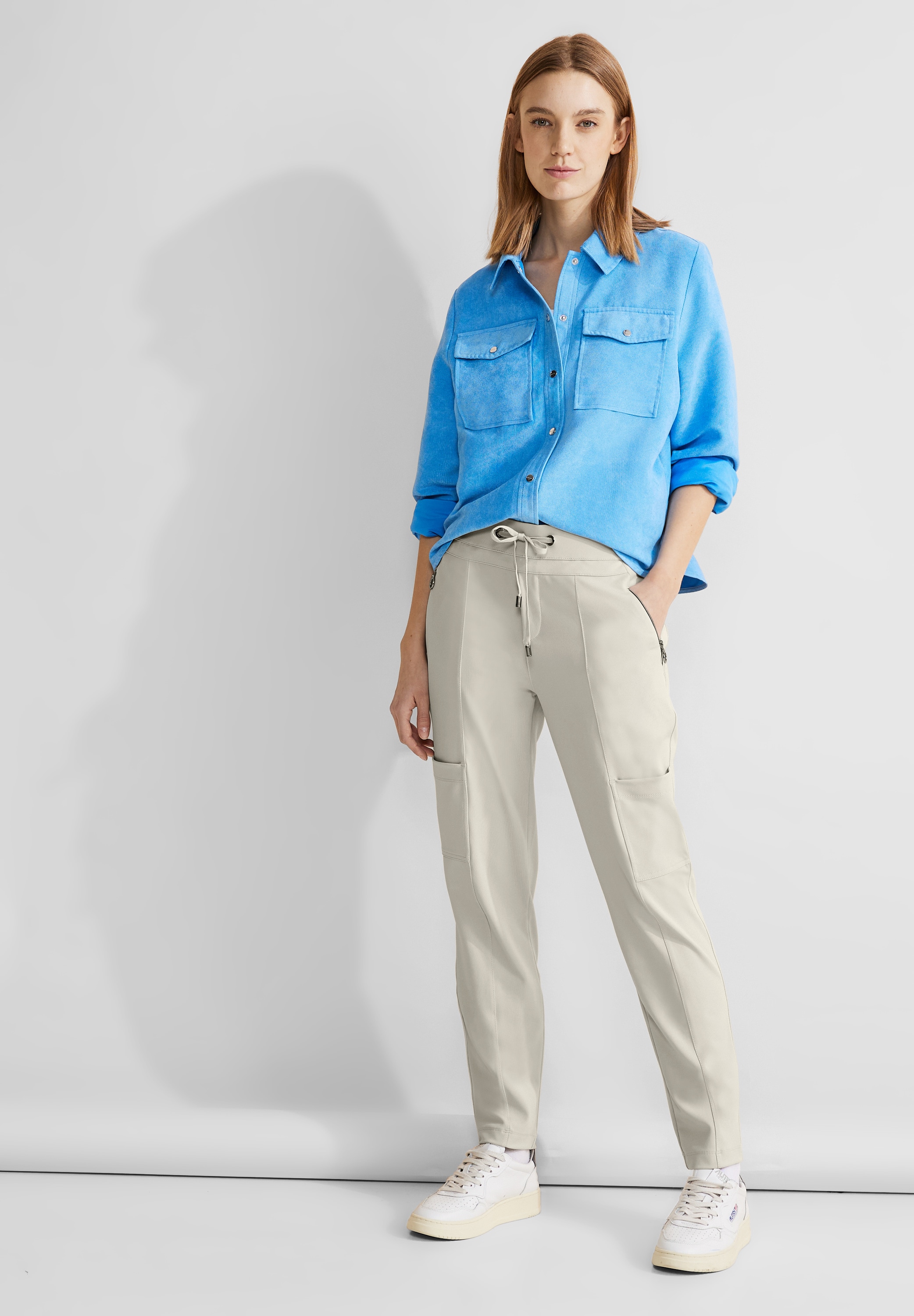 STREET ONE Jogger Pants, Middle Waist
