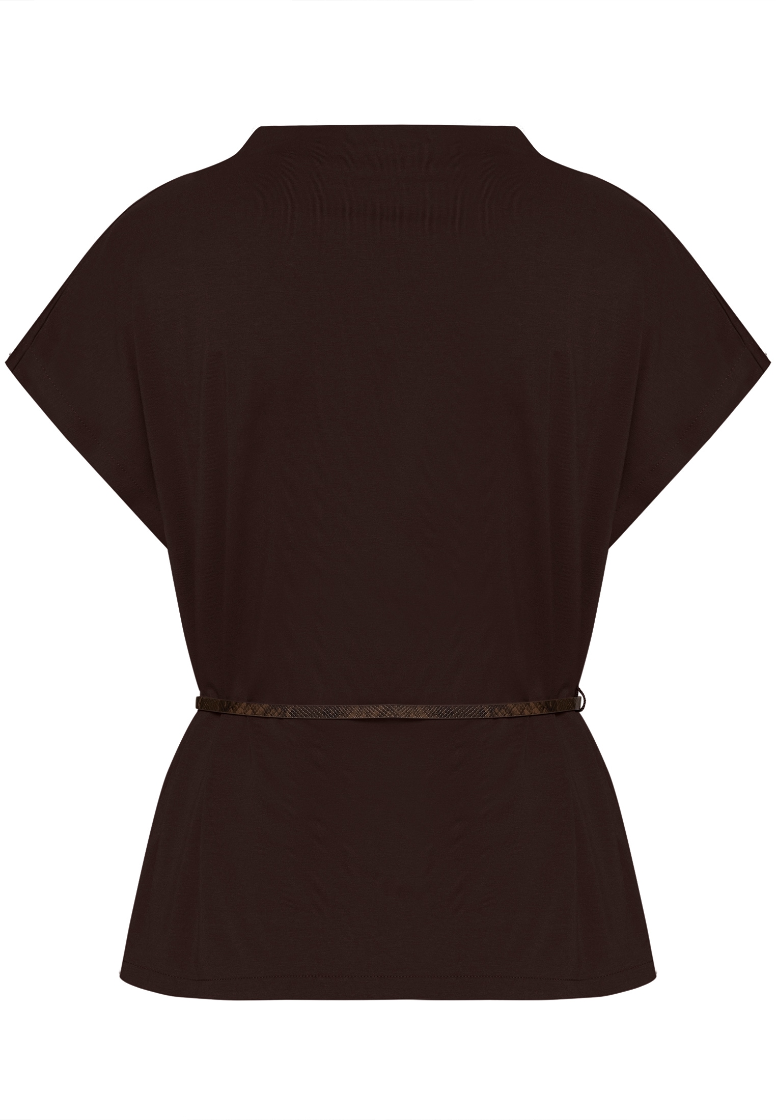 Zero Kurzarmshirt »Damen mit Gürtel« 1 Gürtel