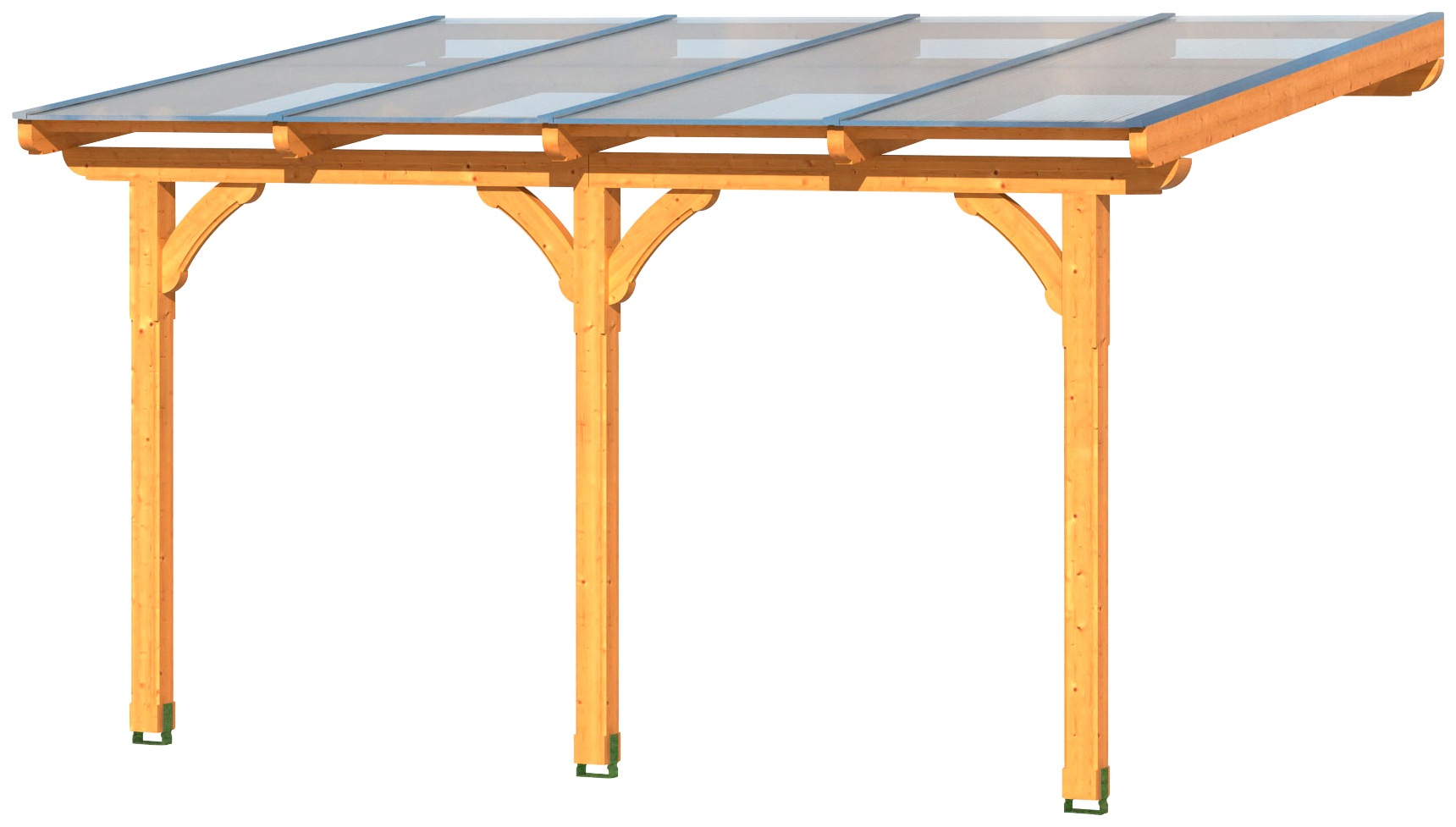 Skanholz Terrassendach »Rimini« 434 cm Breite, verschiedene Tiefen