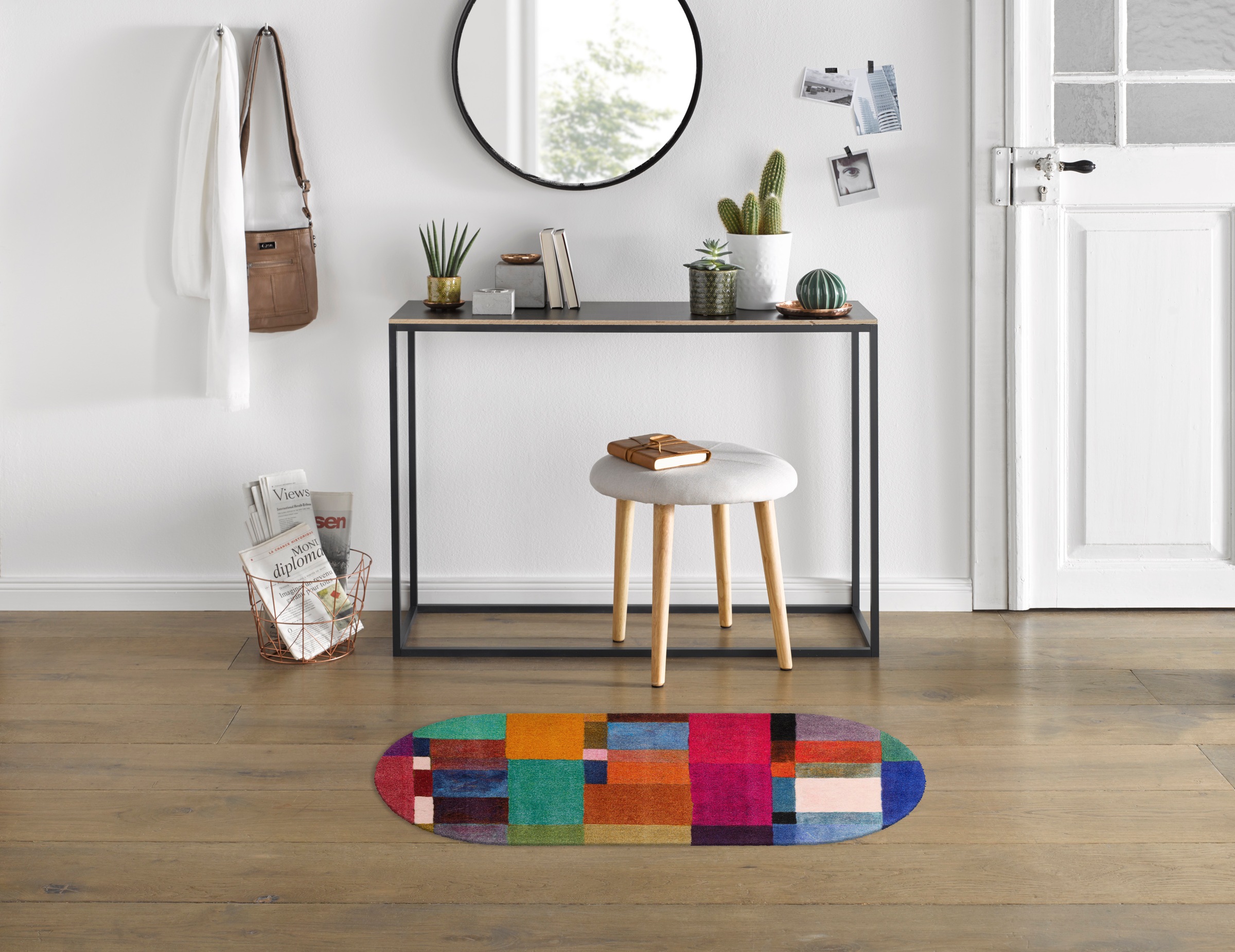 wash+dry by Kleen-Tex Fußmatte "Mosaique" rechteckig 9 mm Höhe