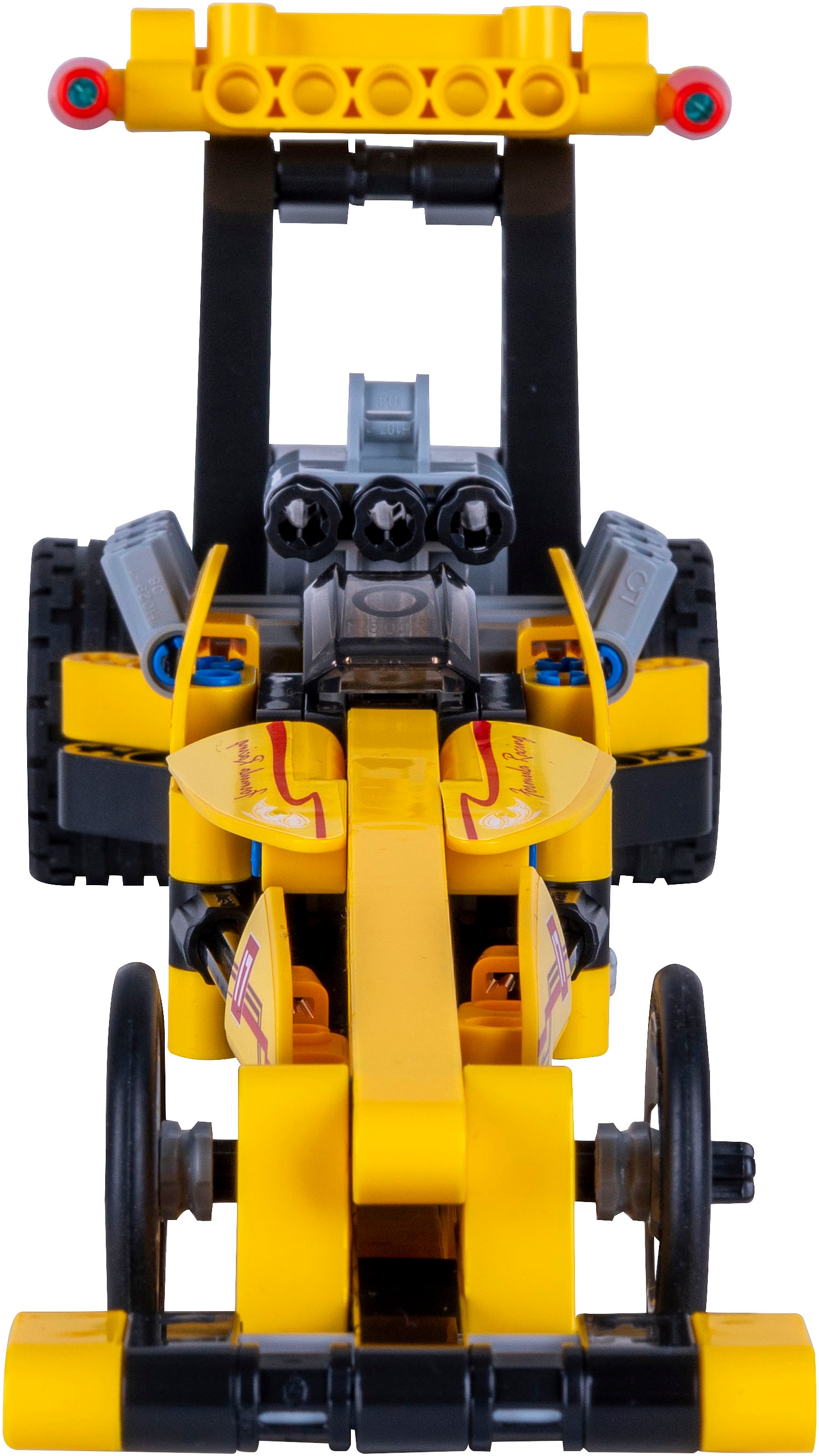 Jamara Konstruktions-Spielset »CaDA, Drag Racing gelb Bricks«, (151 St.)