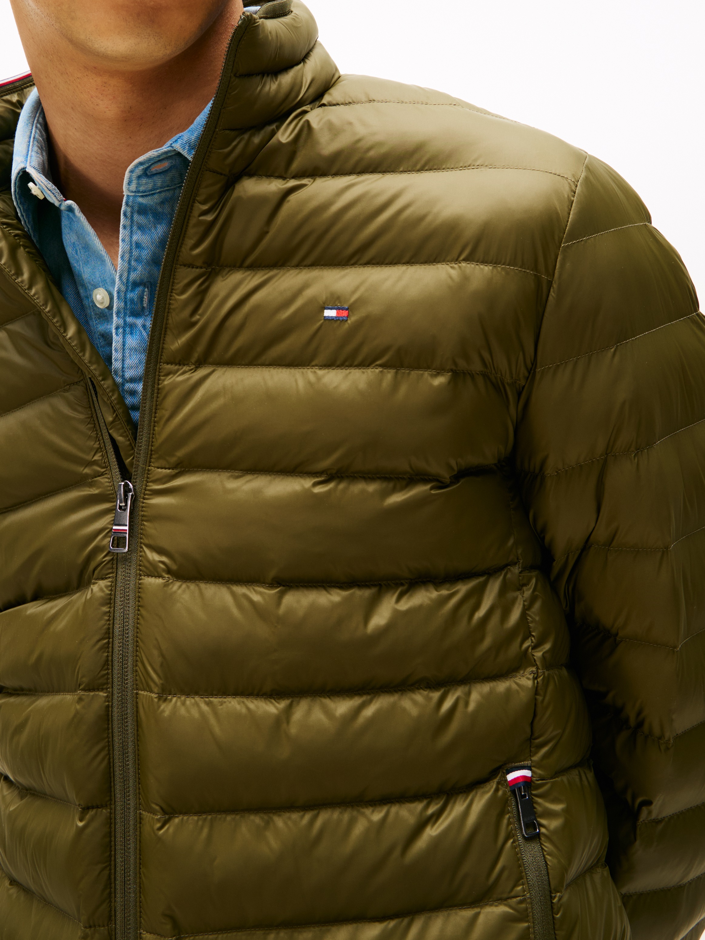 Tommy Hilfiger Steppjacke "PACKABLE RECYCLED JACKET", Übergangsjacke mit Lo günstig online kaufen