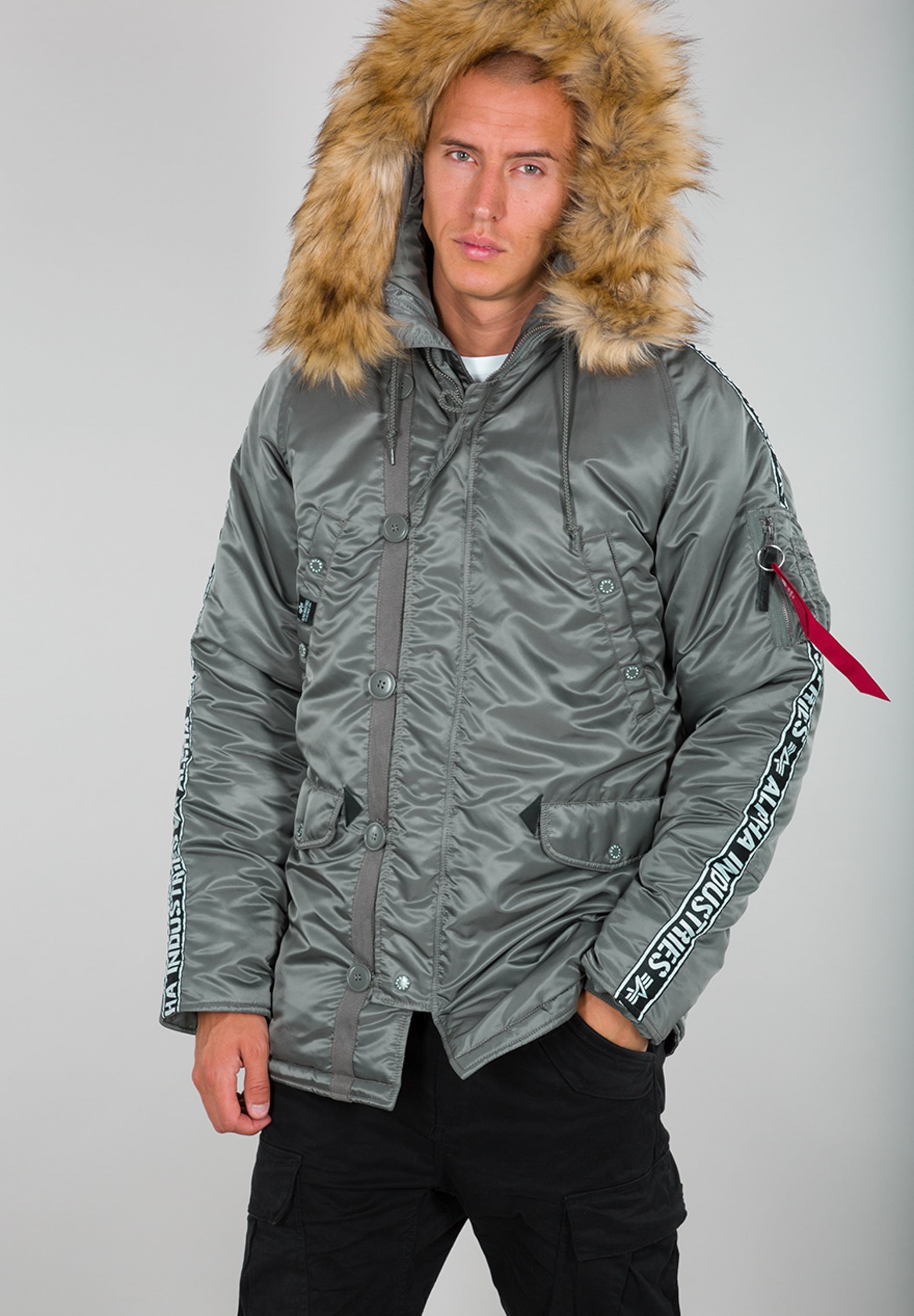 Alpha Industries Winterjacke "Alpha Industries Men - Cold Weather Jackets N-3B AI-Tape"