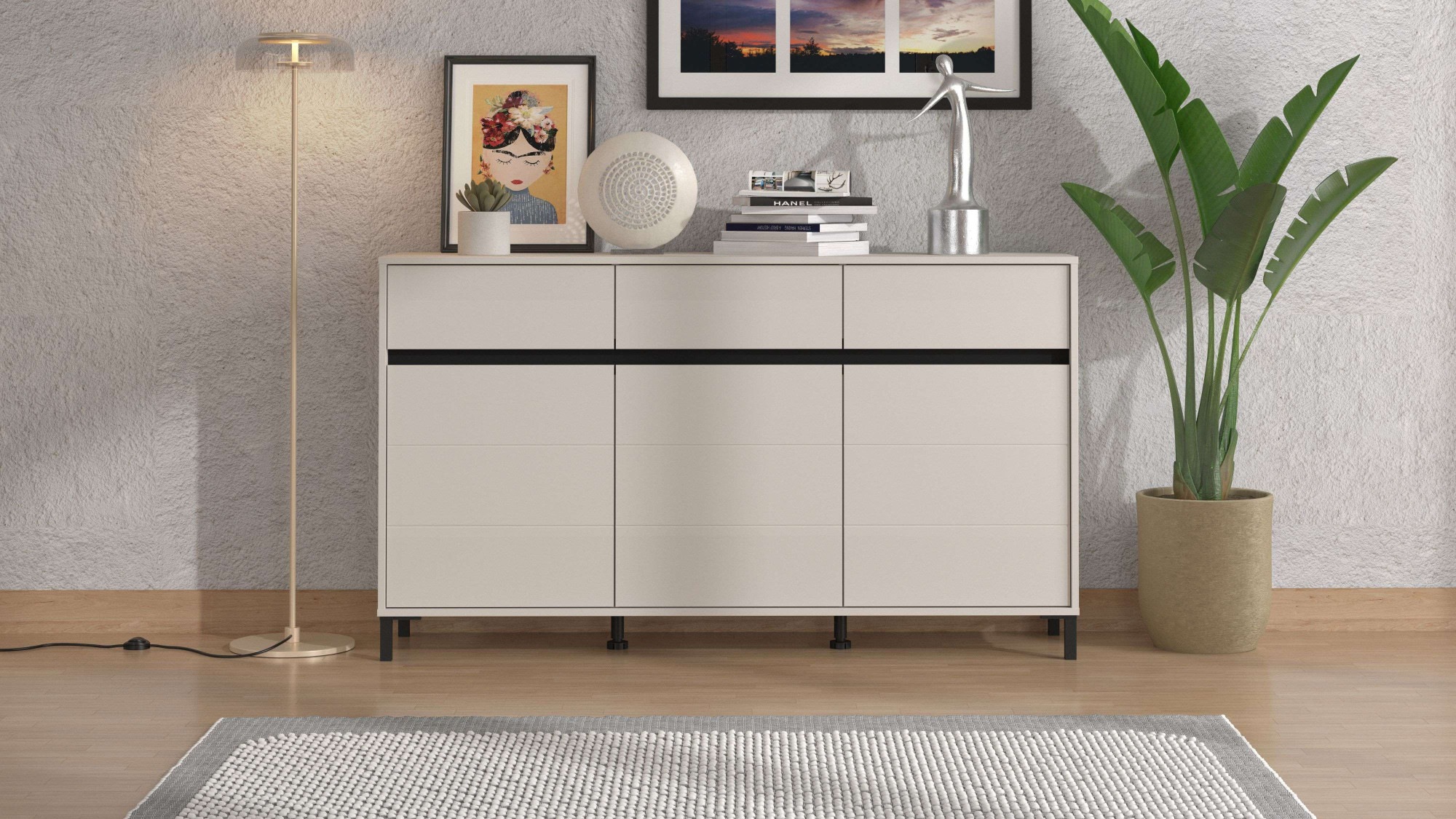 INOSIGN Sideboard "Marron, Kommode, vielseitig einsetzbar", Breite 157 cm, günstig online kaufen